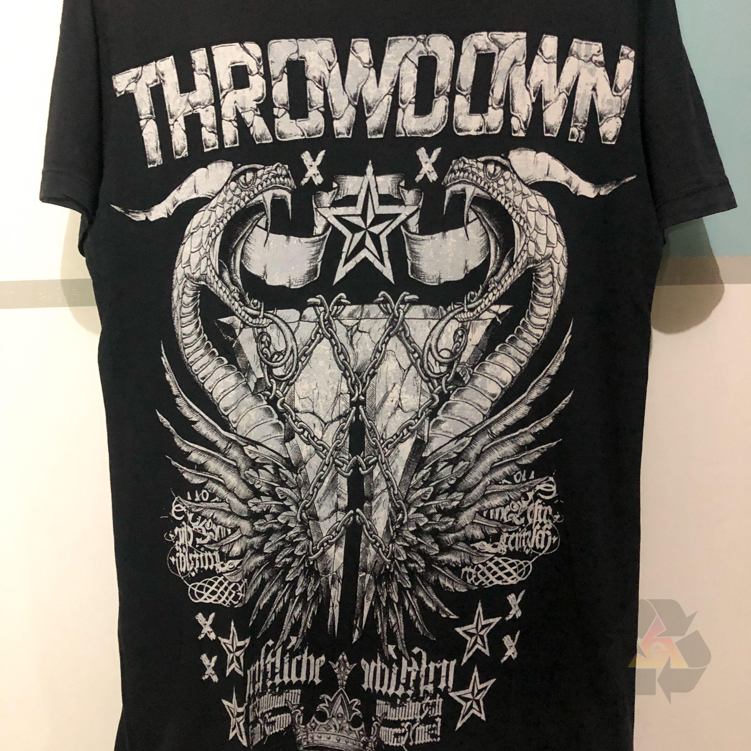 Affliction Vintage Throwdown Nate Biaz Big Logo T-Shirt Y2K Size US L / EU 52-54 / 3 - 5 Thumbnail