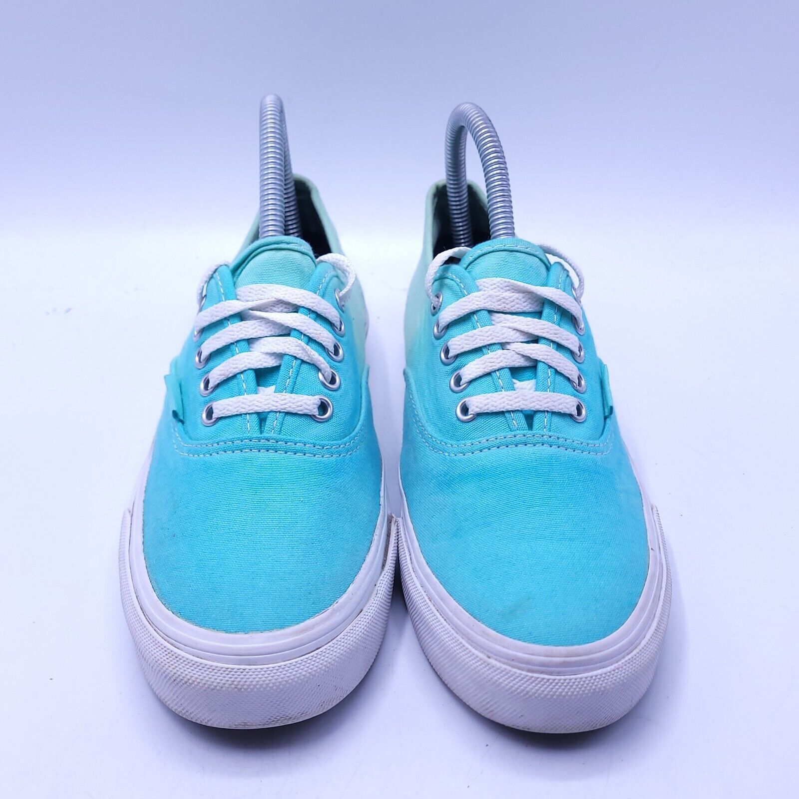 Vans Vans Off the Wall Shoe Women Size 7 Mens 5.5 T375 Blue White Size US 7 / IT 37 - 2 Thumbnail