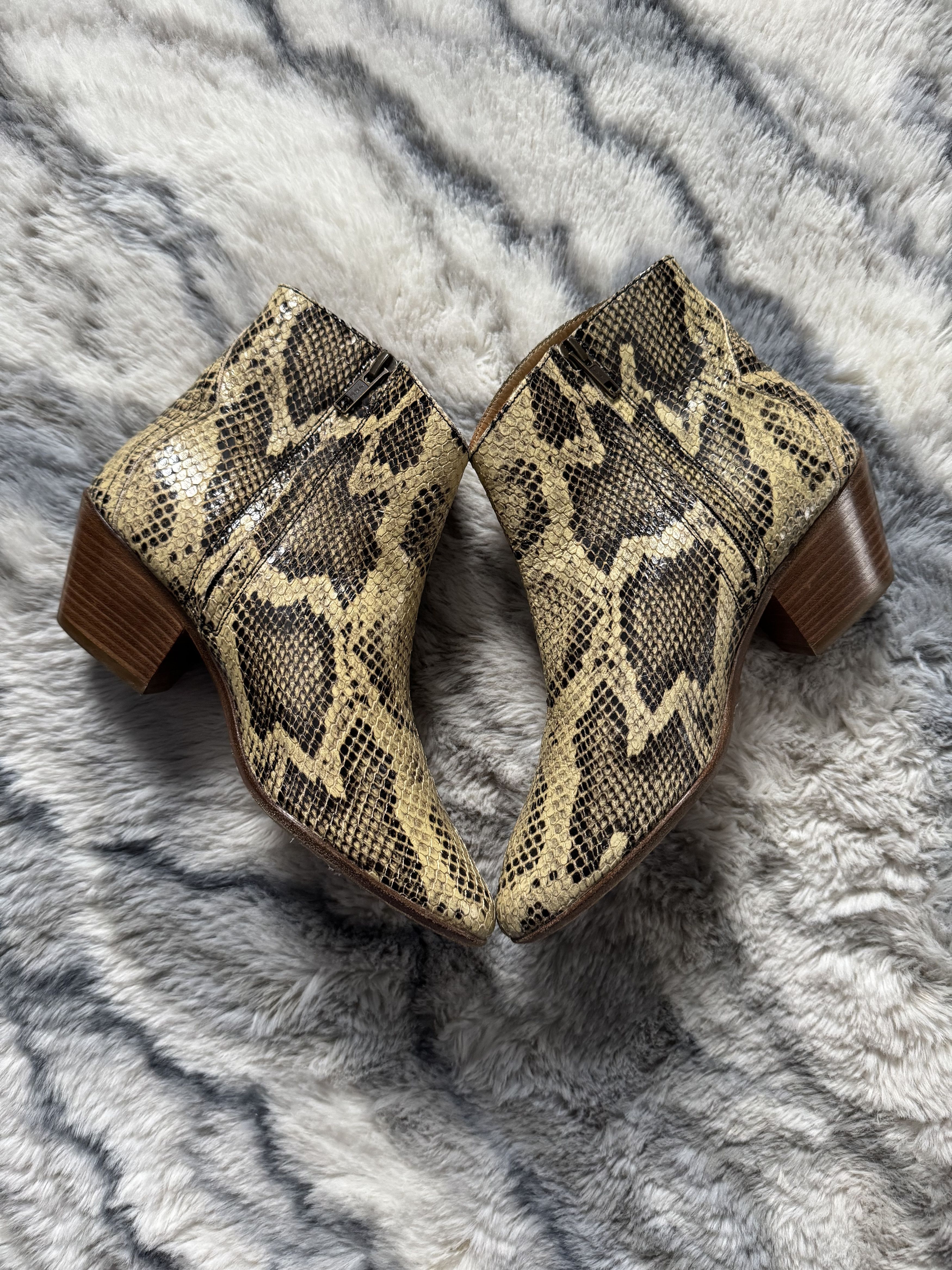 Isabel Marant ISABEL MARANT Dacken Snake Print Leather Cowboy Boots Size US 6 / IT 36 - 2 Thumbnail