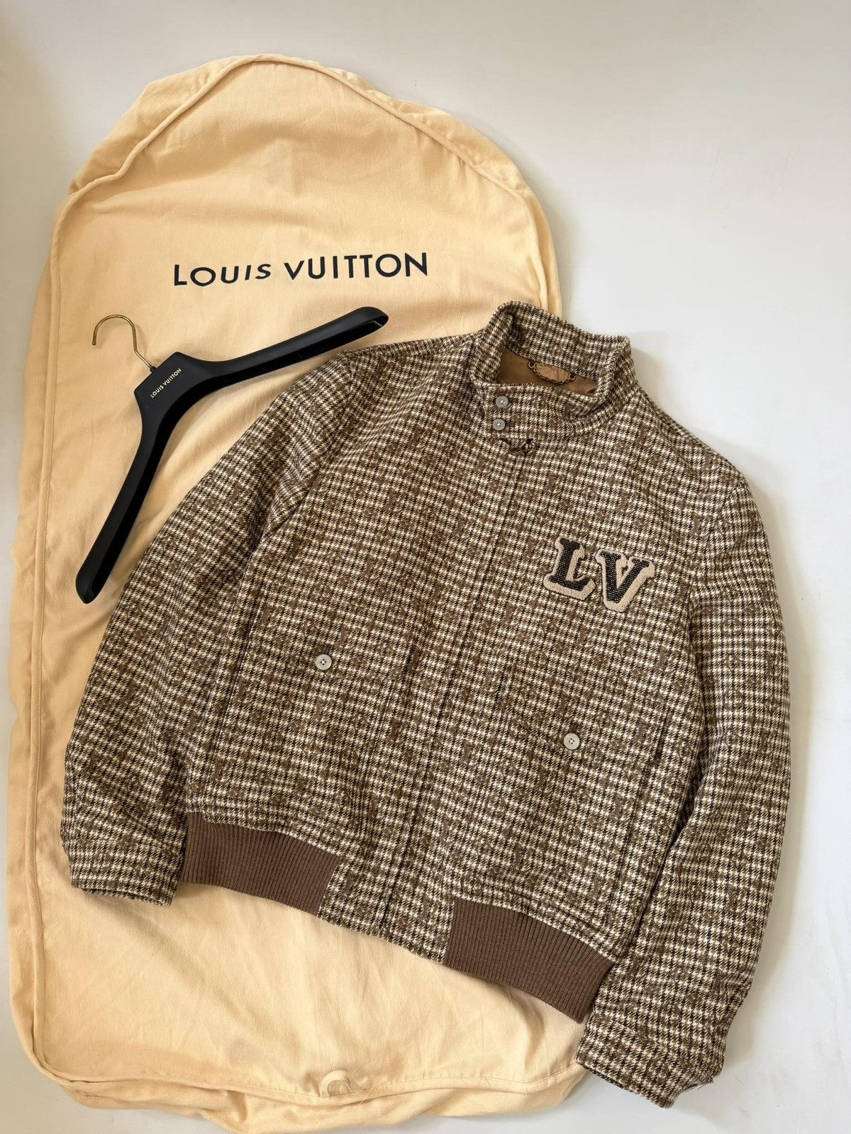 Louis Vuitton Louis Vuitton Monogram Wool Harrington Blouson Size US S / EU 44-46 / 1 - 1 Thumbnail