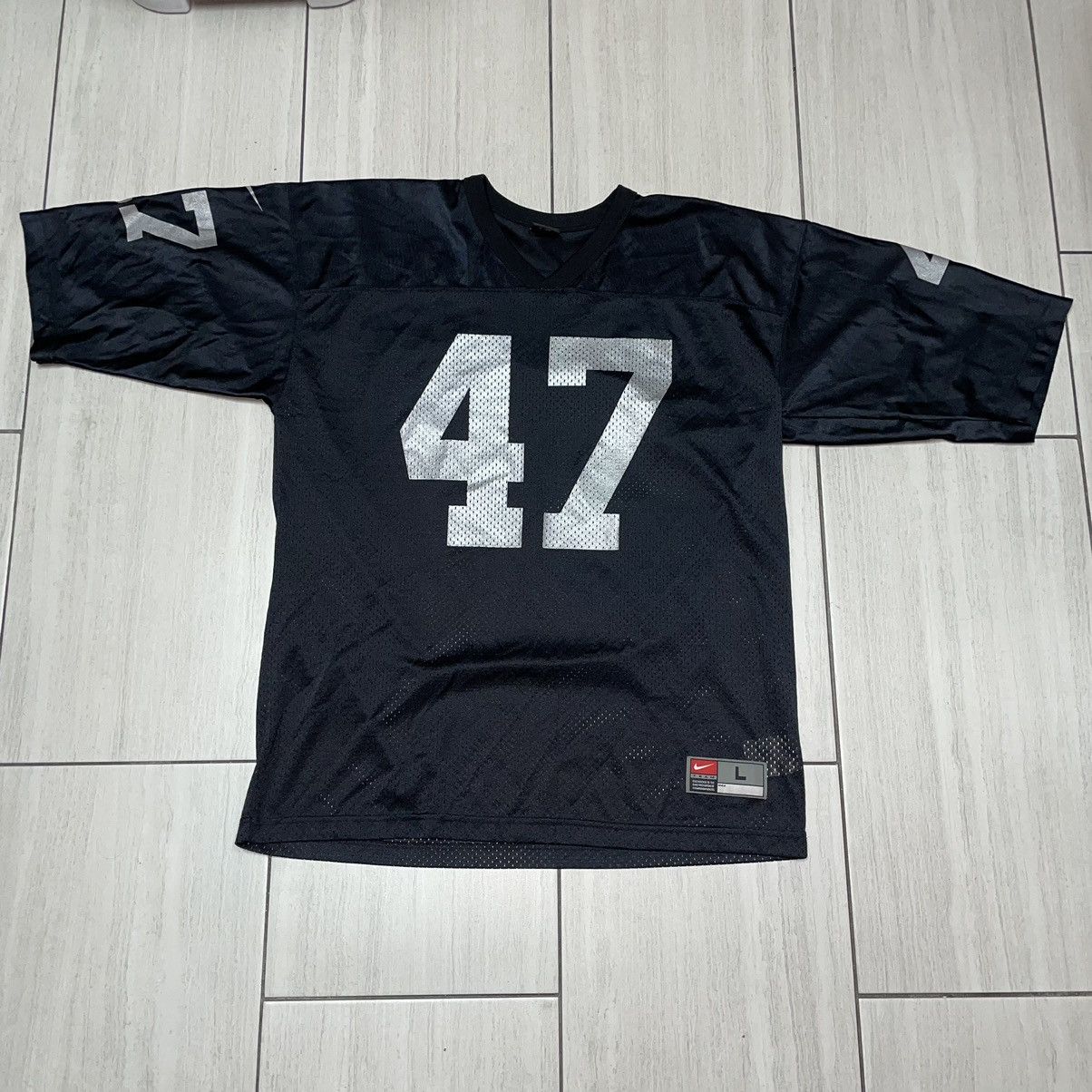 NFL × Nike Tyrone Wheatley Rare Nike Jersey #47 Size US L / EU 52-54 / 3 - 1 Thumbnail