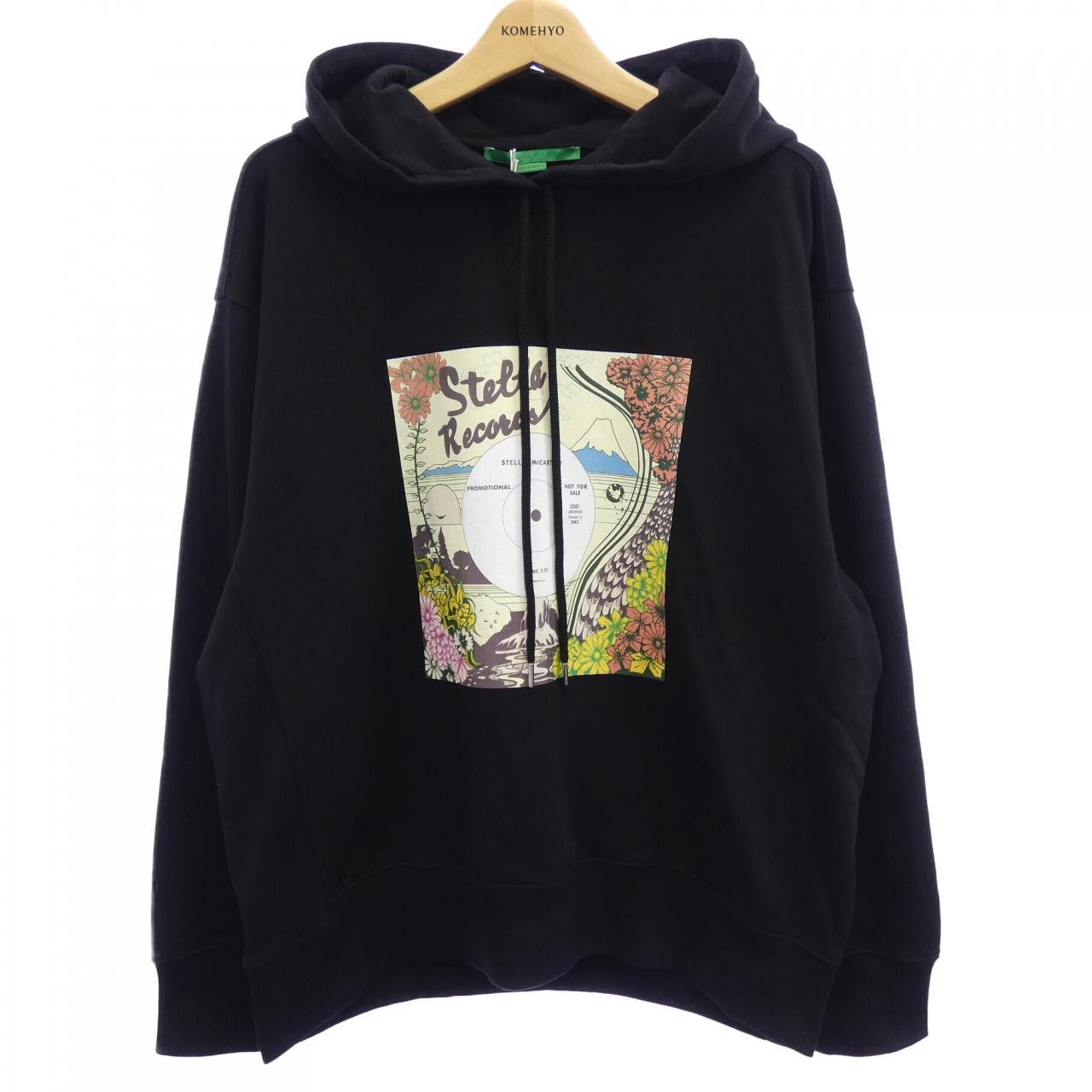 Stella McCartney Stella Mccartney Stella McCartney Record Hoodie Cotton Sweatshirts & Hoodies DUTY FREE for USA Size ONE SIZE - 1 Thumbnail