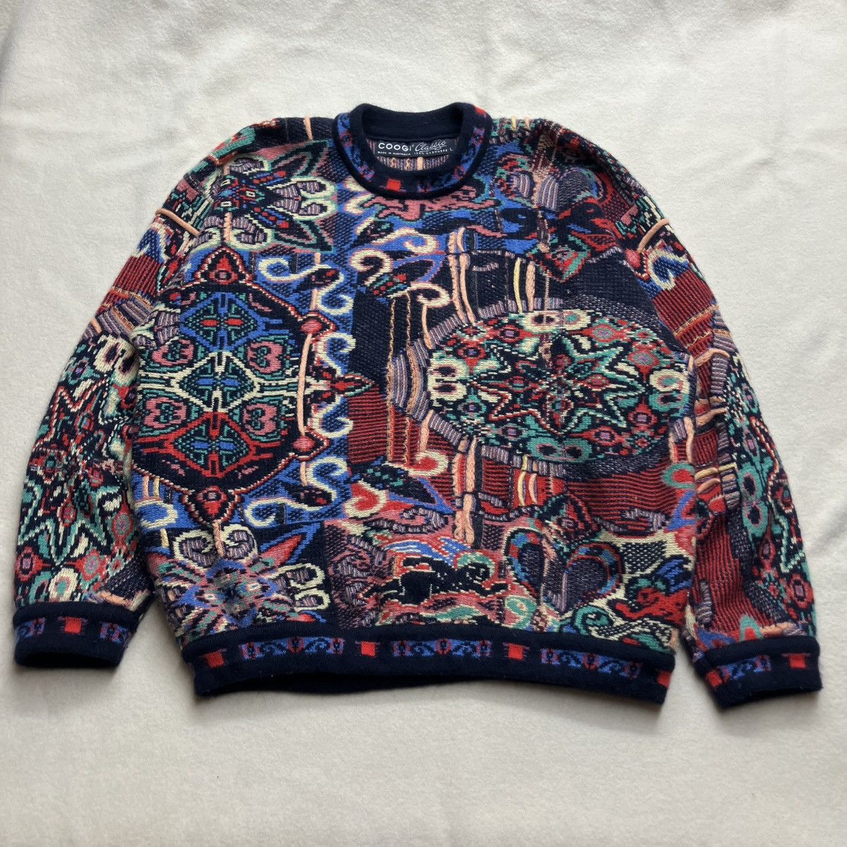 Coogi Vintage coogi cashmere textured knit sweater Size US L / EU 52-54 / 3 - 1 Thumbnail
