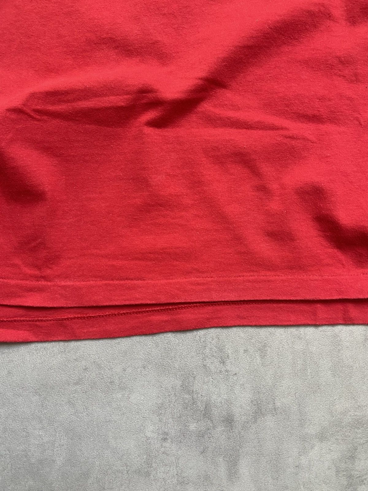 Band Tees 90’s vintage og nervous records new york red tee made in usa Size US XL / EU 56 / 4 - 9 Thumbnail