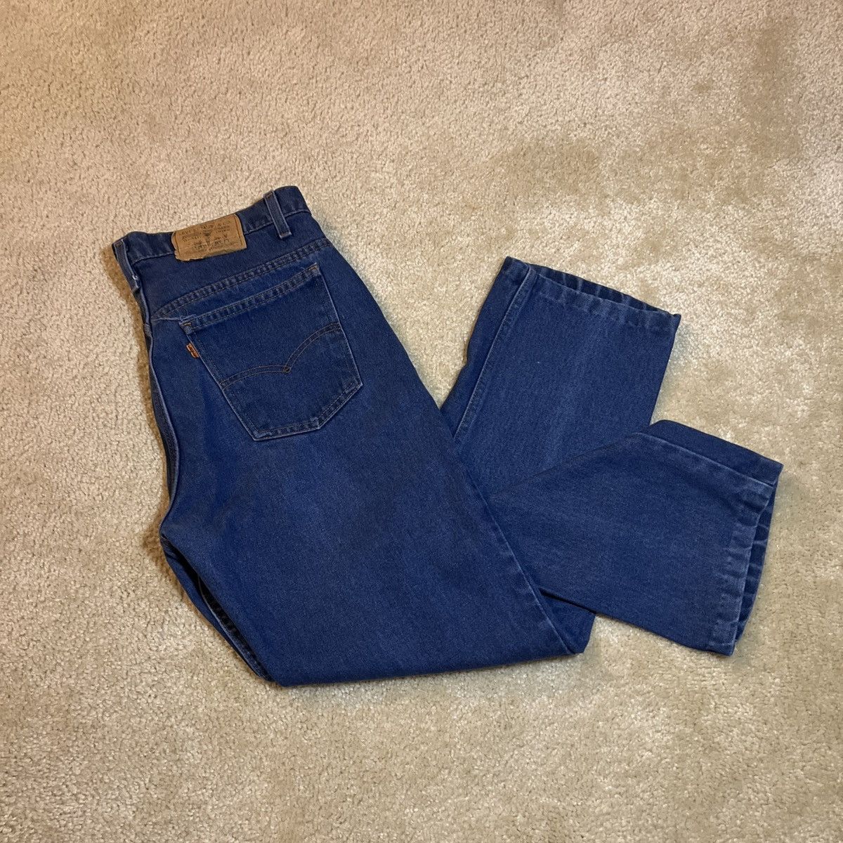 Levi's Vintage Clothing Vintage Levi’s Orange Tab Bootcut Denim Jeans 36x32 Size US 36 / EU 52 - 1 Thumbnail