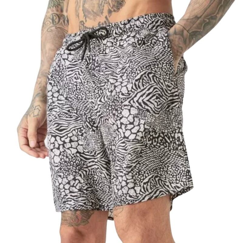 Boohoo Boohoo Man Mixed Animal Printed Swim Shorts Stone, Size 5XL Size US 44 / EU 60 - 1 Preview