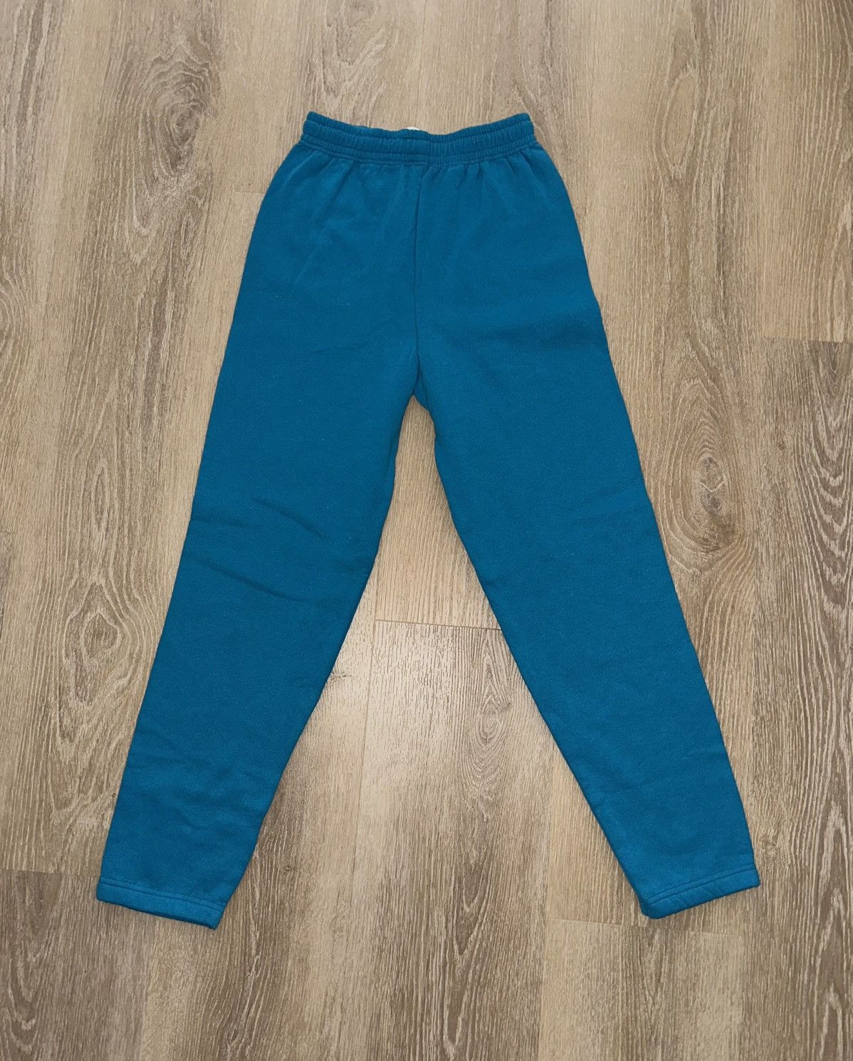 Fruit Of The Loom × Vintage Vintage 90’s Fruit of the Loom Teal Blank Sweatpants Size US 30 / EU 46 - 3 Thumbnail