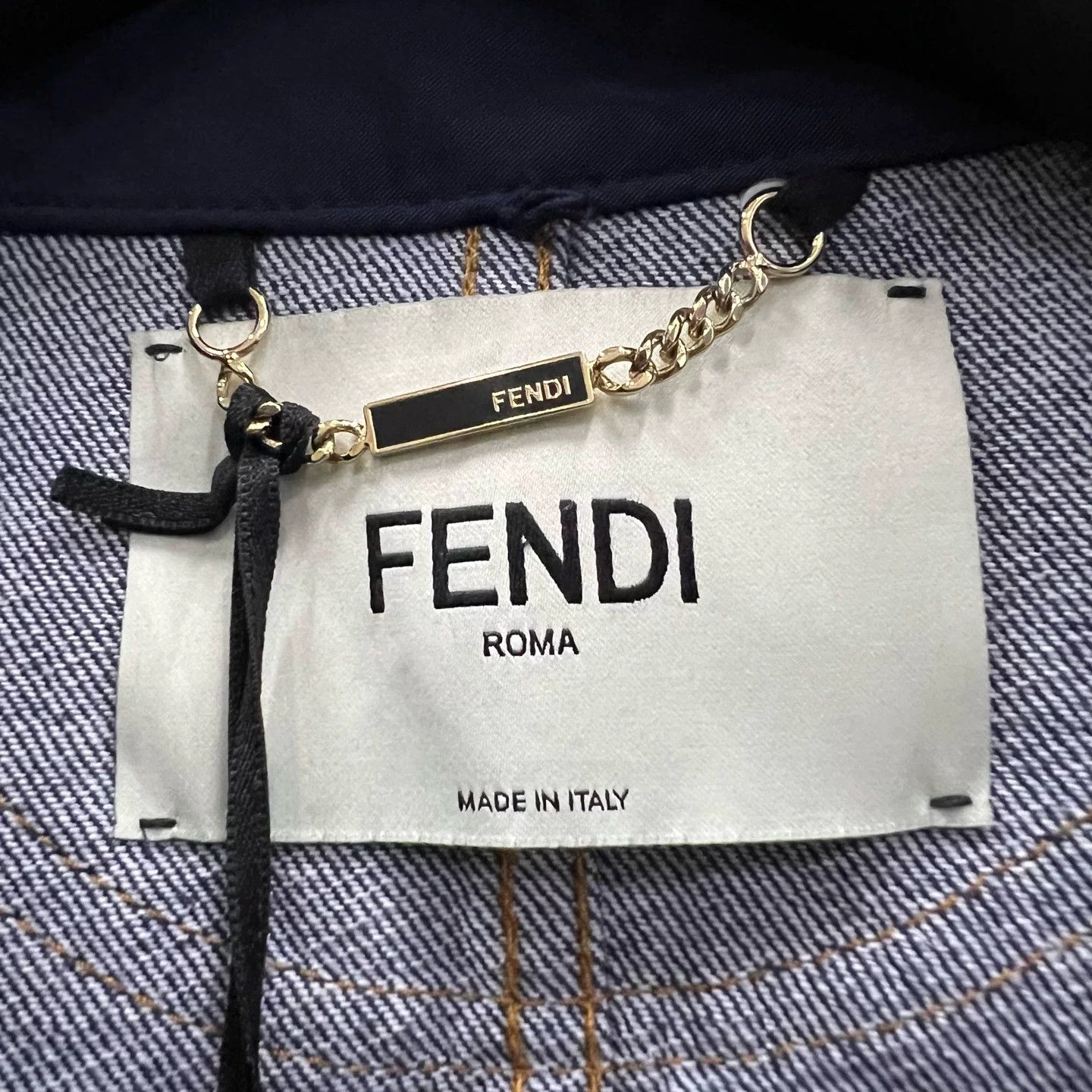 Fendi fendi blue denim jacket size 42 brand Size US XS / EU 42 / 0 - 3 Thumbnail