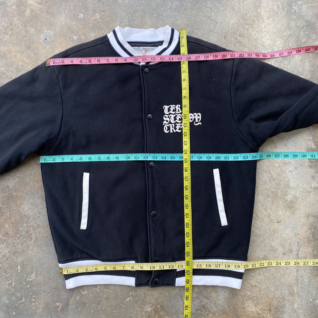 Japanese Brand × Vintage Tek One Visual Vandalizm Japan Varsity Jacket Size US L / EU 52-54 / 3 - 16 Thumbnail