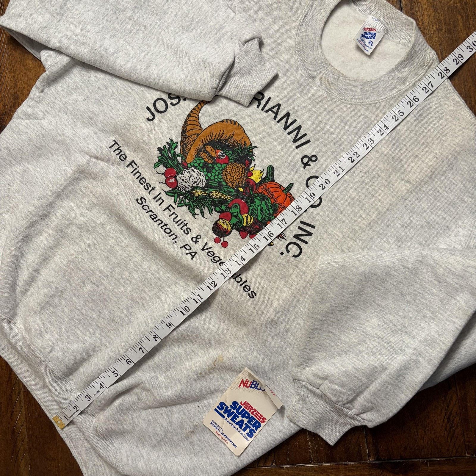 Jerzees Vtg Jos Notarianni Sweatshirt XL Jerzees Scranton PA USA 90s Size US XL / EU 56 / 4 - 11 Thumbnail