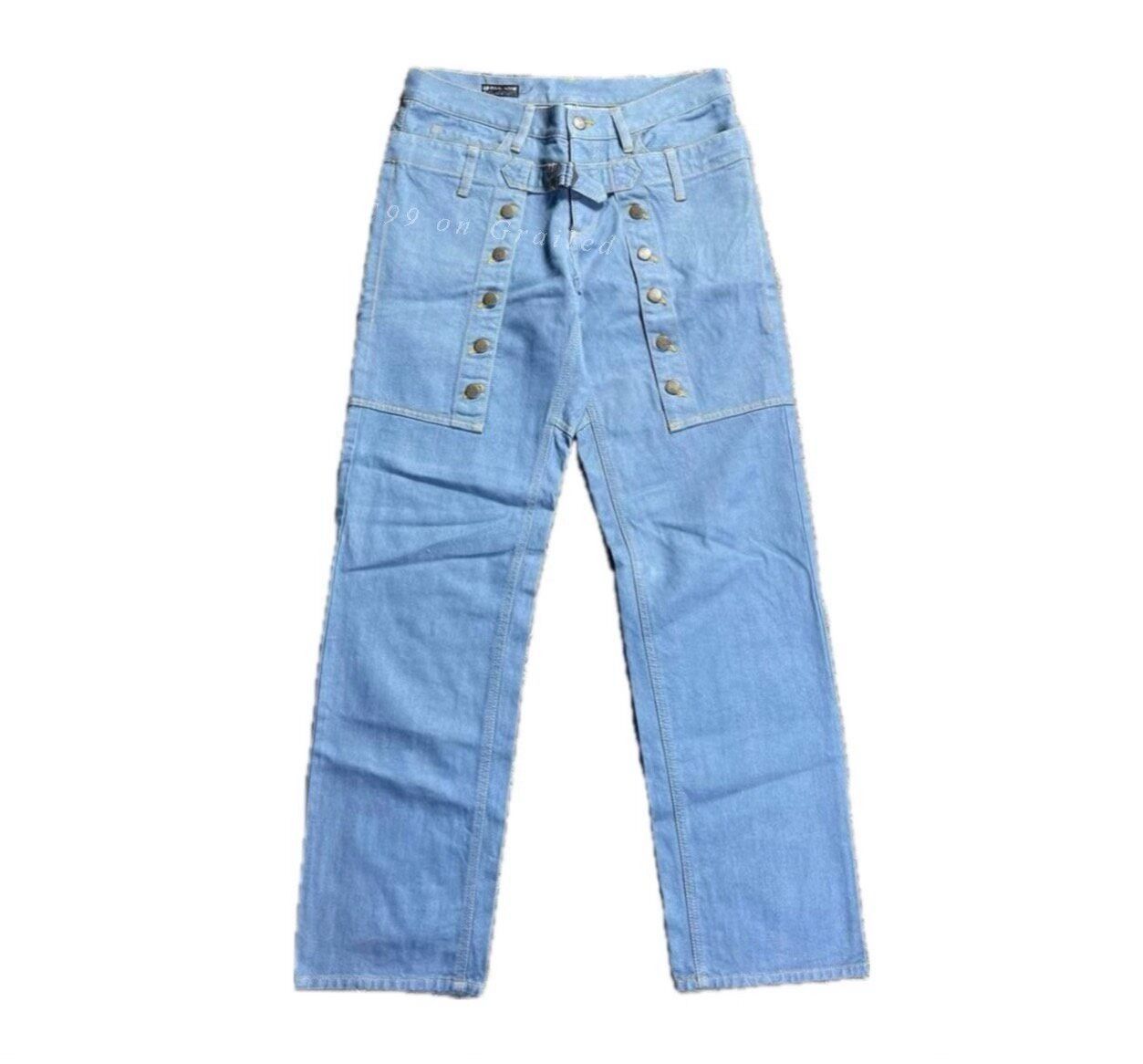 Vintage Vintage Final Home Utility Survival Denim Jeans Size US 30 / EU 46 - 1 Thumbnail