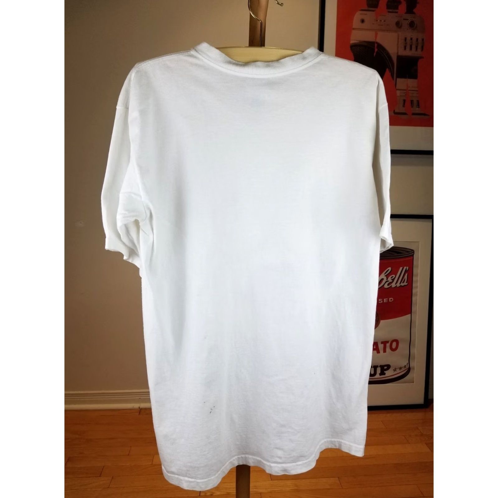 Vintage VINTAGE 96' PILLSBURY COMPANY DOUGHBOY WHITE COTTON SINGLE STITCH T-SHIRT SZ L Size US L / EU 52-54 / 3 - 8 Thumbnail
