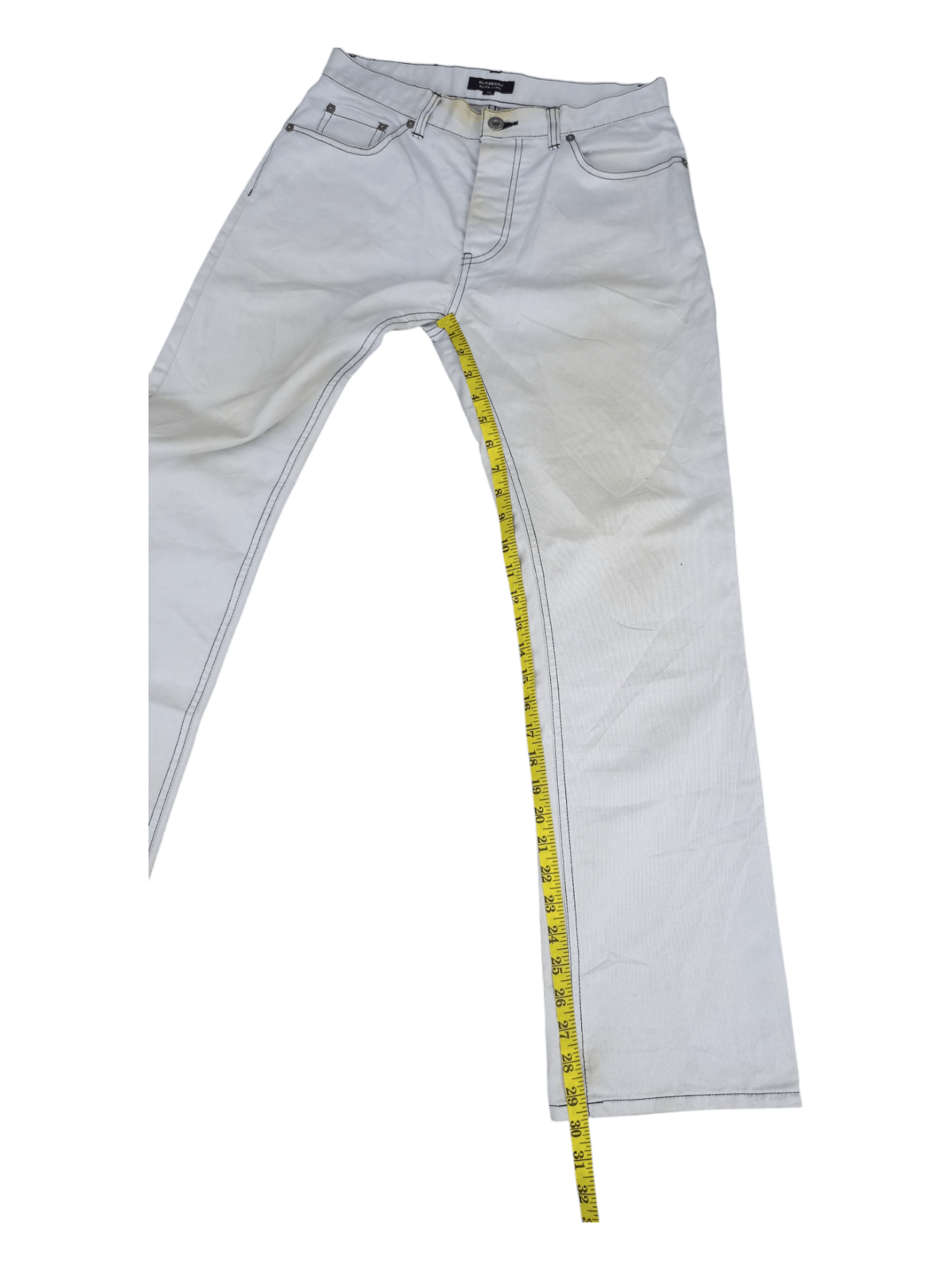 Burberry Burberry Black Label Dirty Faded White Pants Size US 28 / EU 44 - 21 Thumbnail