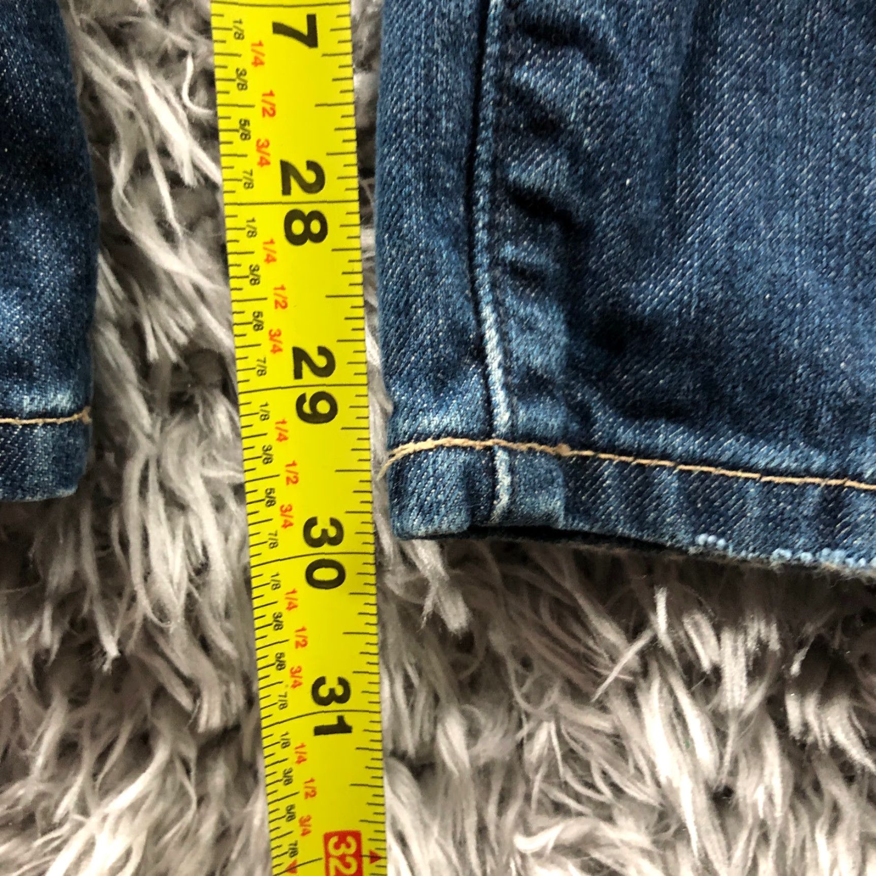 Old Navy Old Navy Jeans Mens 38x32 Straight Leg Dark Wash Blue Denim Size US 38 / EU 54 - 3 Thumbnail