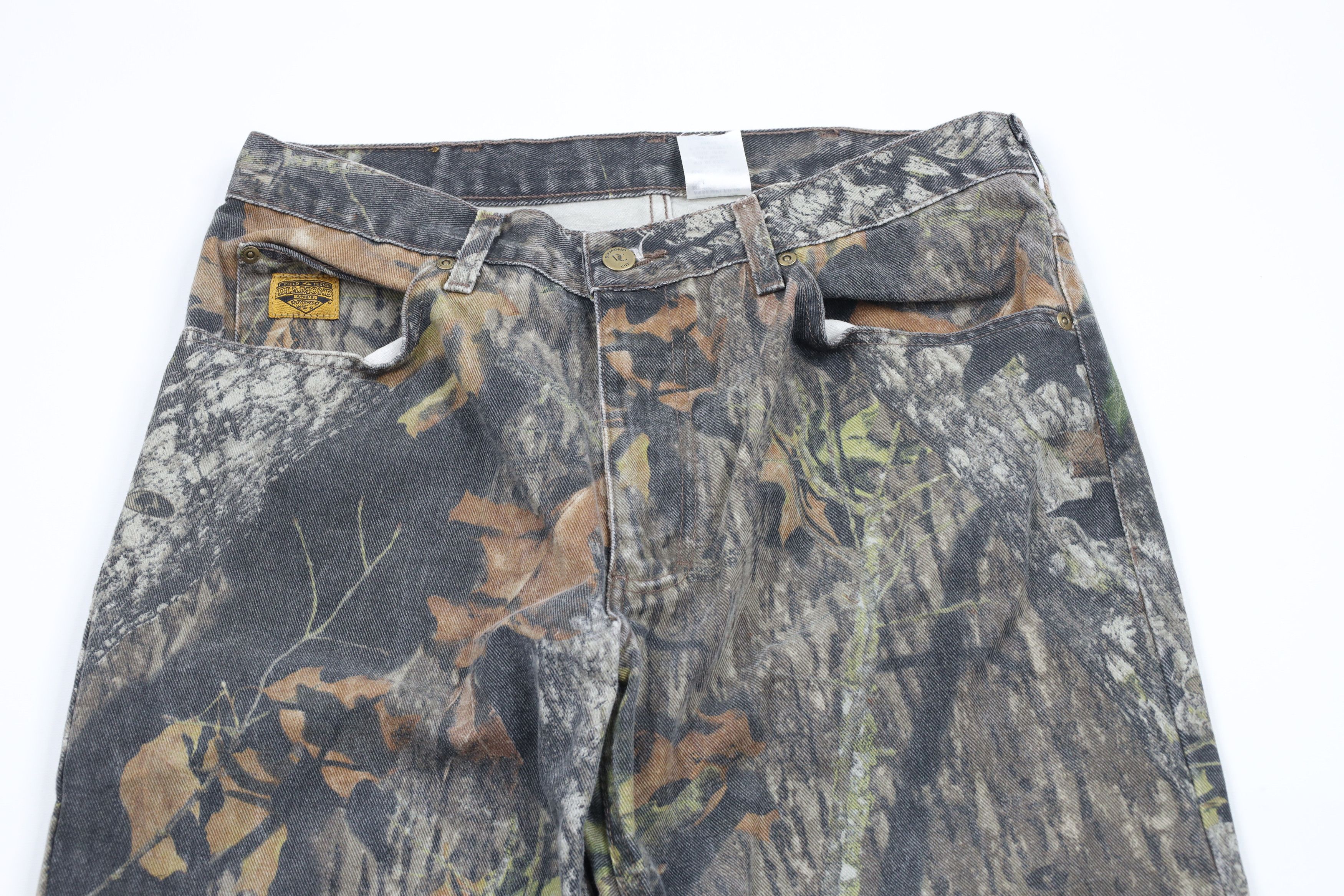 Vintage Vintage 90s Streetwear Camouflage Gusseted Denim Jeans Size US 32 / EU 48 - 2 Thumbnail