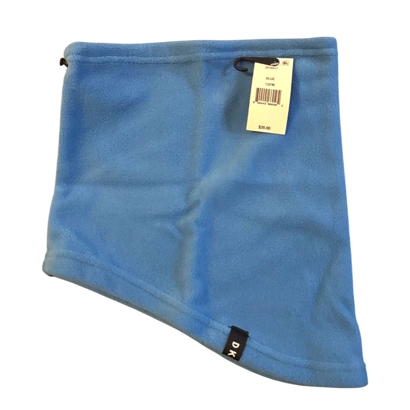 DKNY DKNY Drawstring Polar Fleece Neckwarmer, 1SFM, Blue Size ONE SIZE - 4 Thumbnail