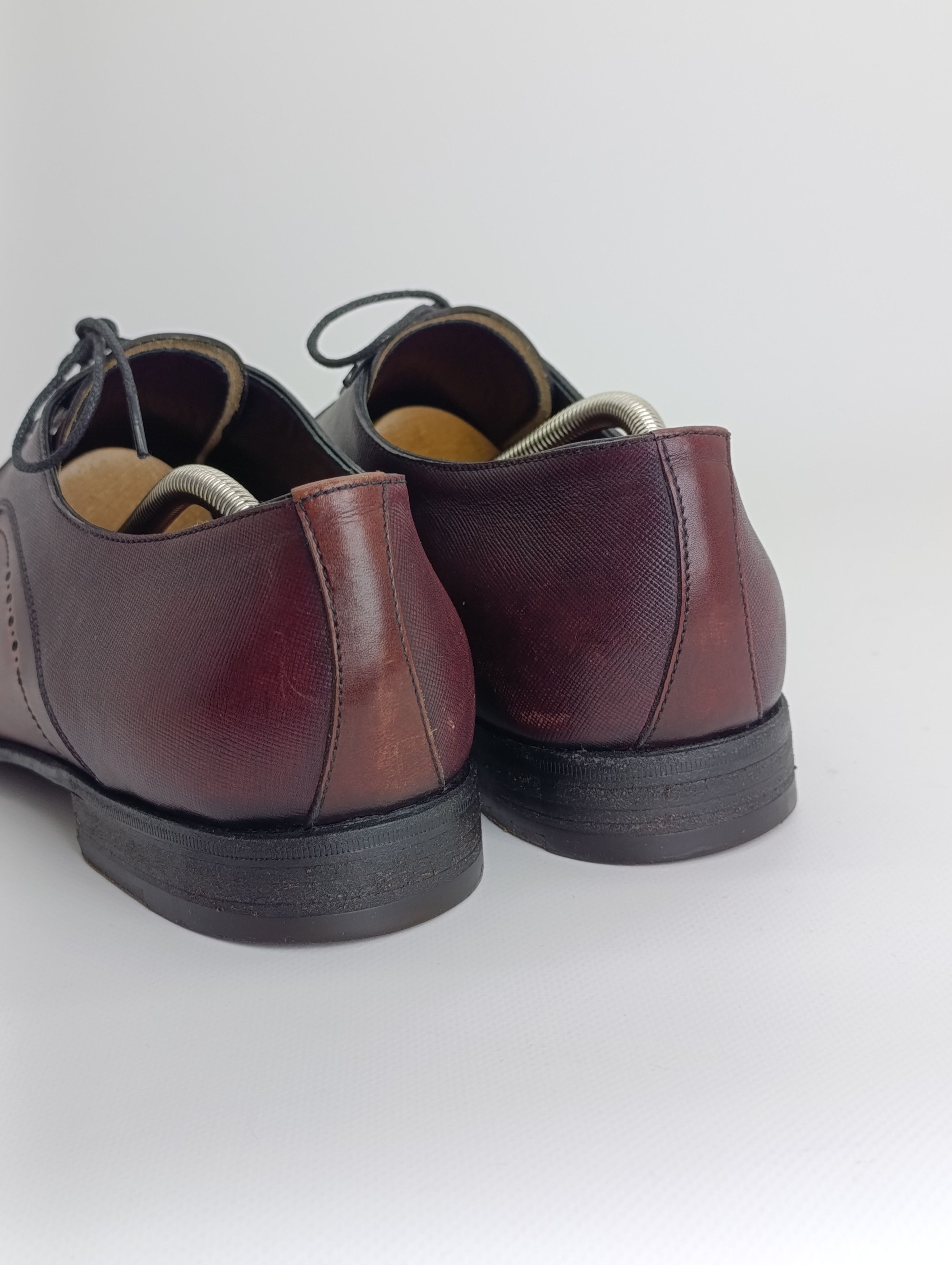 Barrett BARRETT ITALIAN LEATHER FORMAL DERBY Size US 12.5 / EU 45-46 - 12 Thumbnail