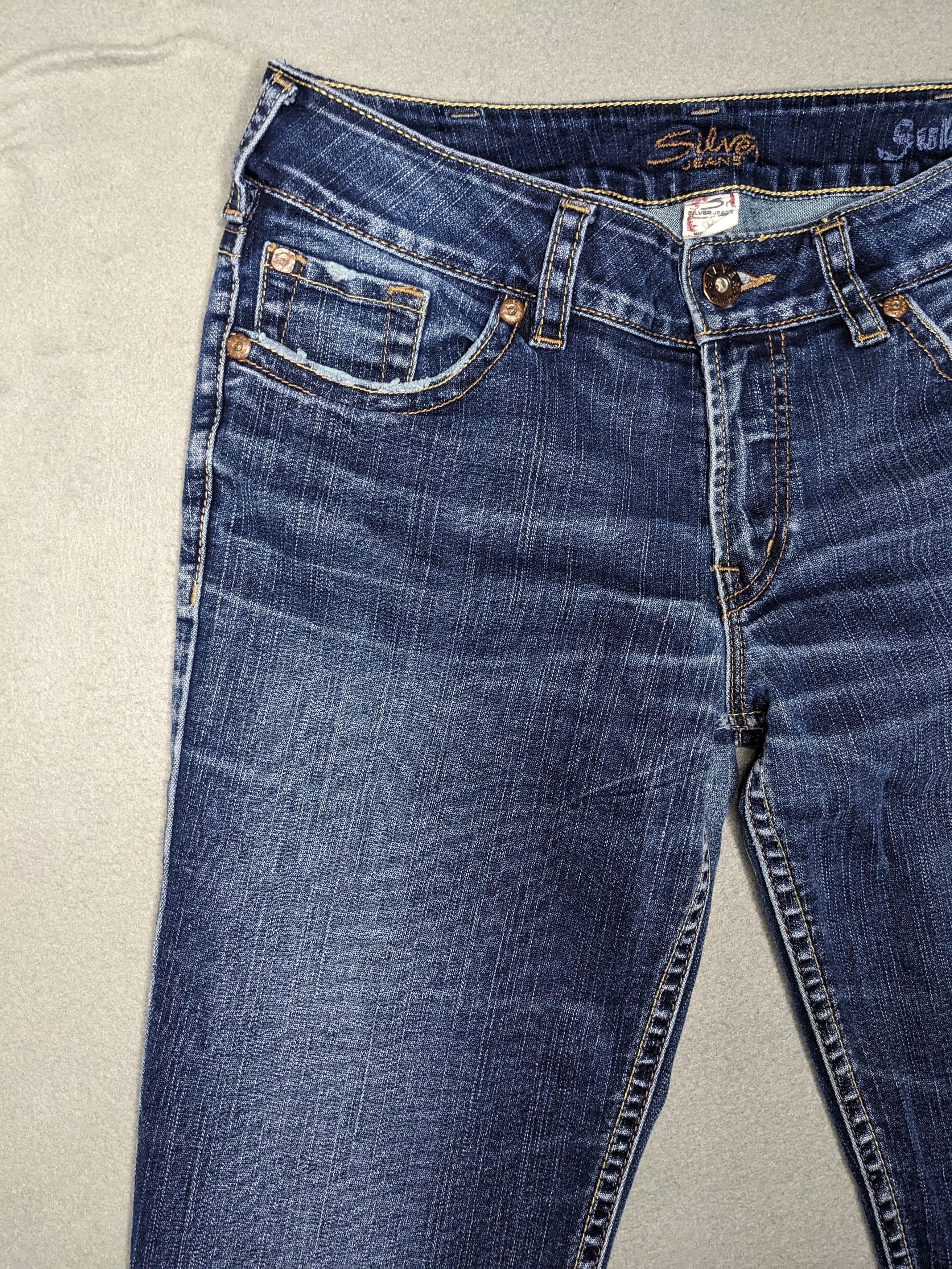 Silver Jeans Co. Silver Jeans Co Suki Bootcut Denim Jeans 32x28 Flare Y2K Size 32" / US 10 / IT 46 - 7 Thumbnail