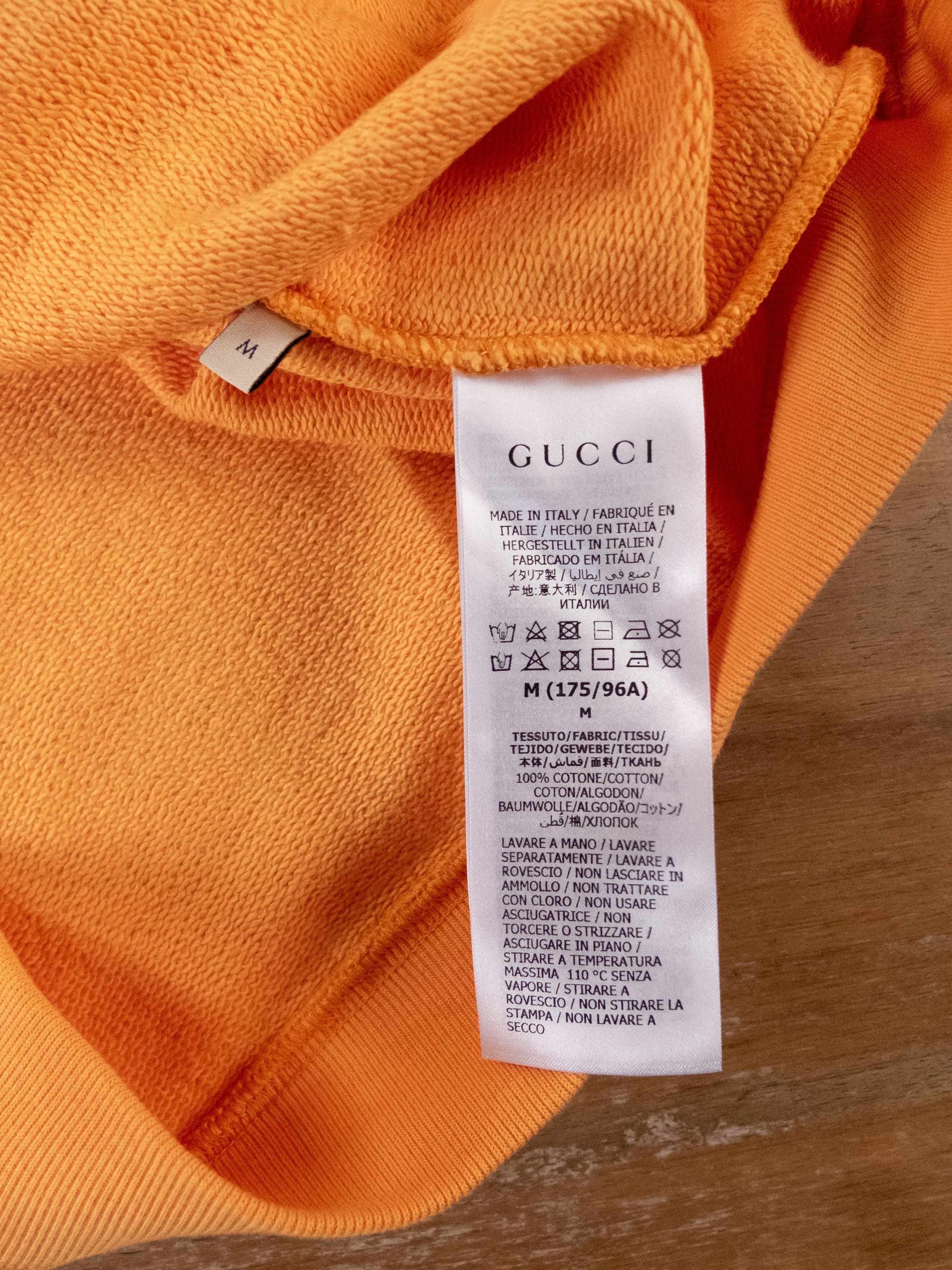 Gucci GUCCI x NORTH FACE blue yellow logo print sweatshirt Medium Size US M / EU 48-50 / 2 - 10 Thumbnail