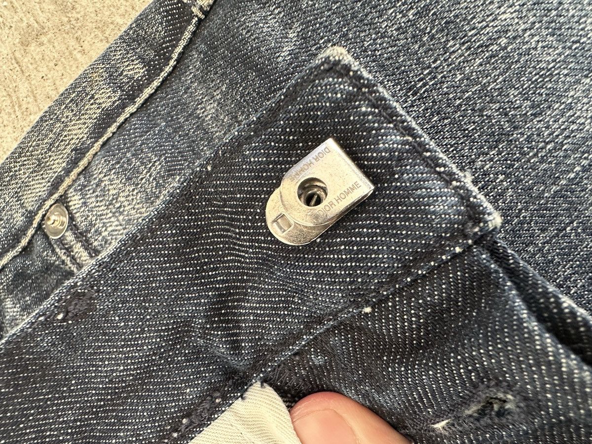 Dior AW05 Dior Homme Distressed Indigo Slim Jeans Size US 29 - 8 Thumbnail