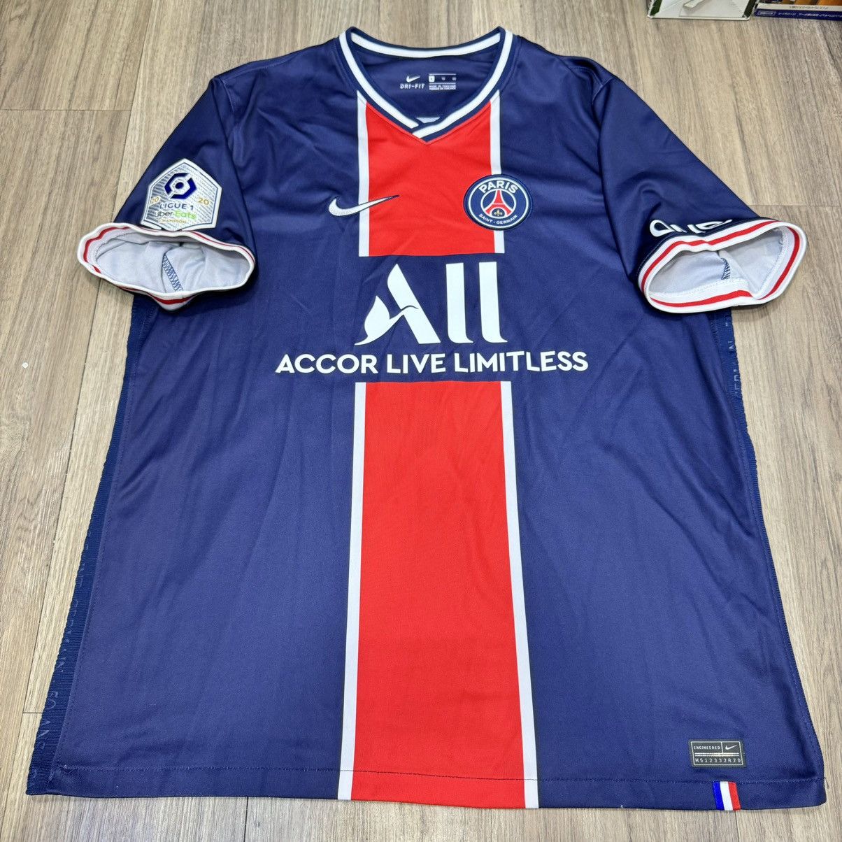 Nike PSG 20/21 home shirt #7 Mbappe Size US XL / EU 56 / 4 - 1 Thumbnail