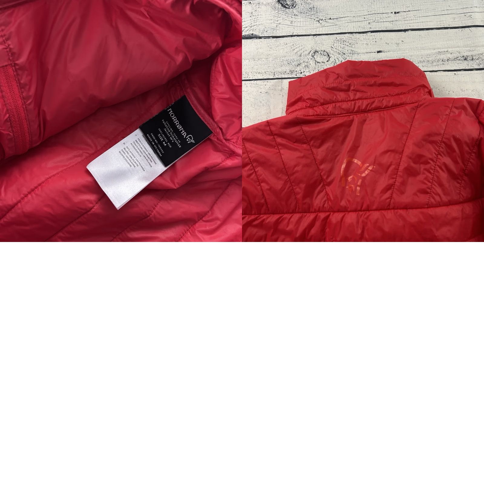 Vintage VINTAGE Norrona Full Zip Falketind PrimaLoft60 Jacket Women's M Red Falketind Puffer Full Zip Jacket Women Red 90s Couture? Size M / US 6-8 / IT 42-44 - 8 Thumbnail