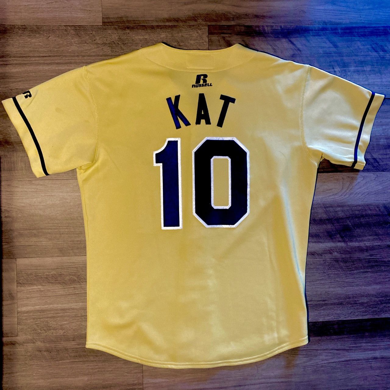 Russell Athletic VINTAGE Russell Athletic Baseball Jersey Georgia Tech Size US S / EU 44-46 / 1 - 2 Thumbnail