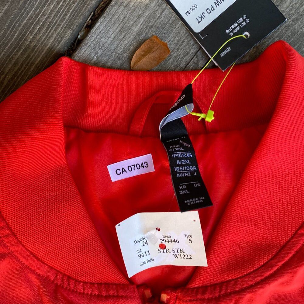 Adidas BNWT Adidas G85182 Neo Wuhuang Bomber Jacket Vivid Red XXL Size US XXL / EU 58 / 5 - 6 Thumbnail