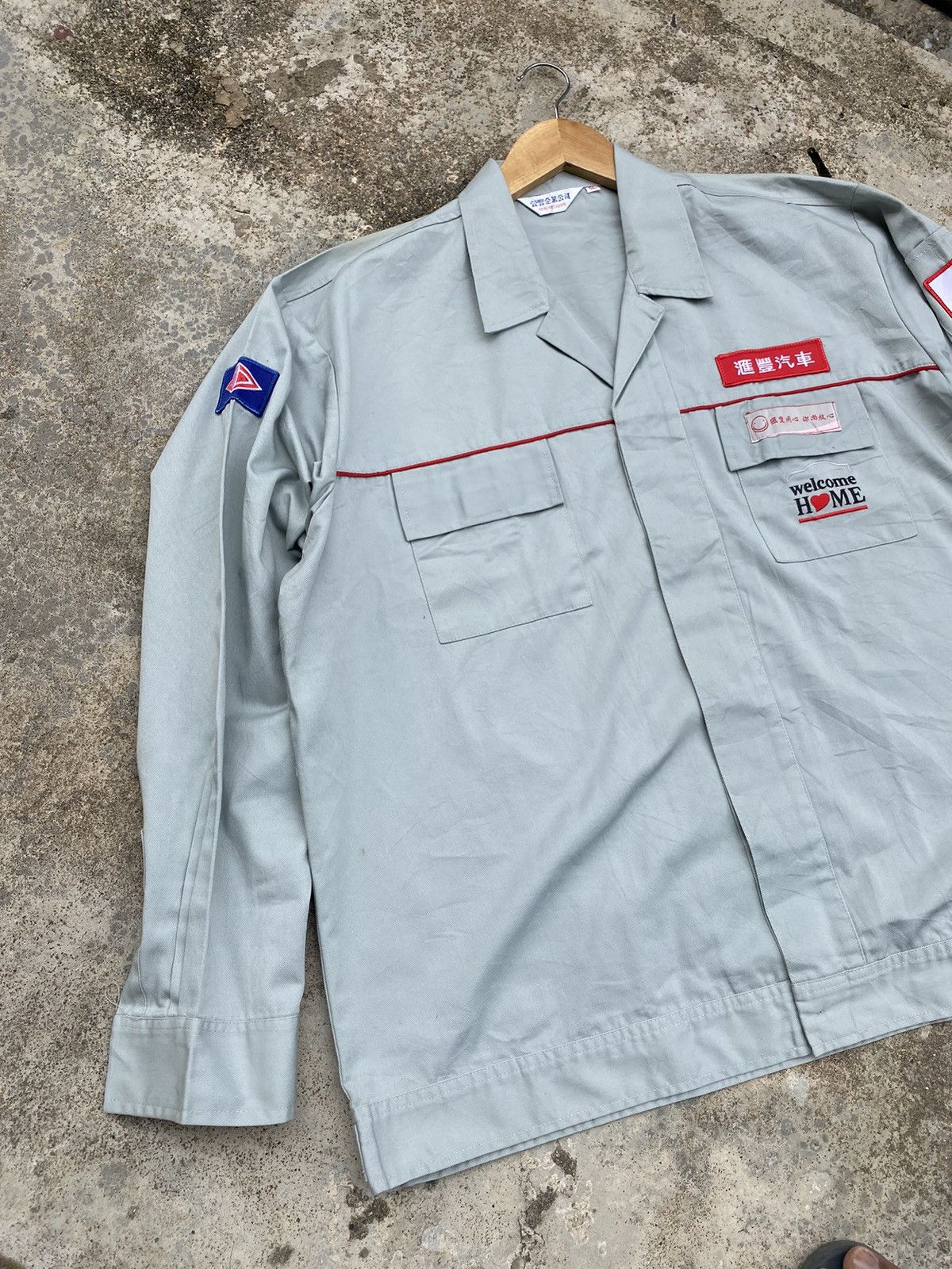 Vintage Vintage Mitsubishi Worker Shirt Size US XXL / EU 58 / 5 - 4 Thumbnail