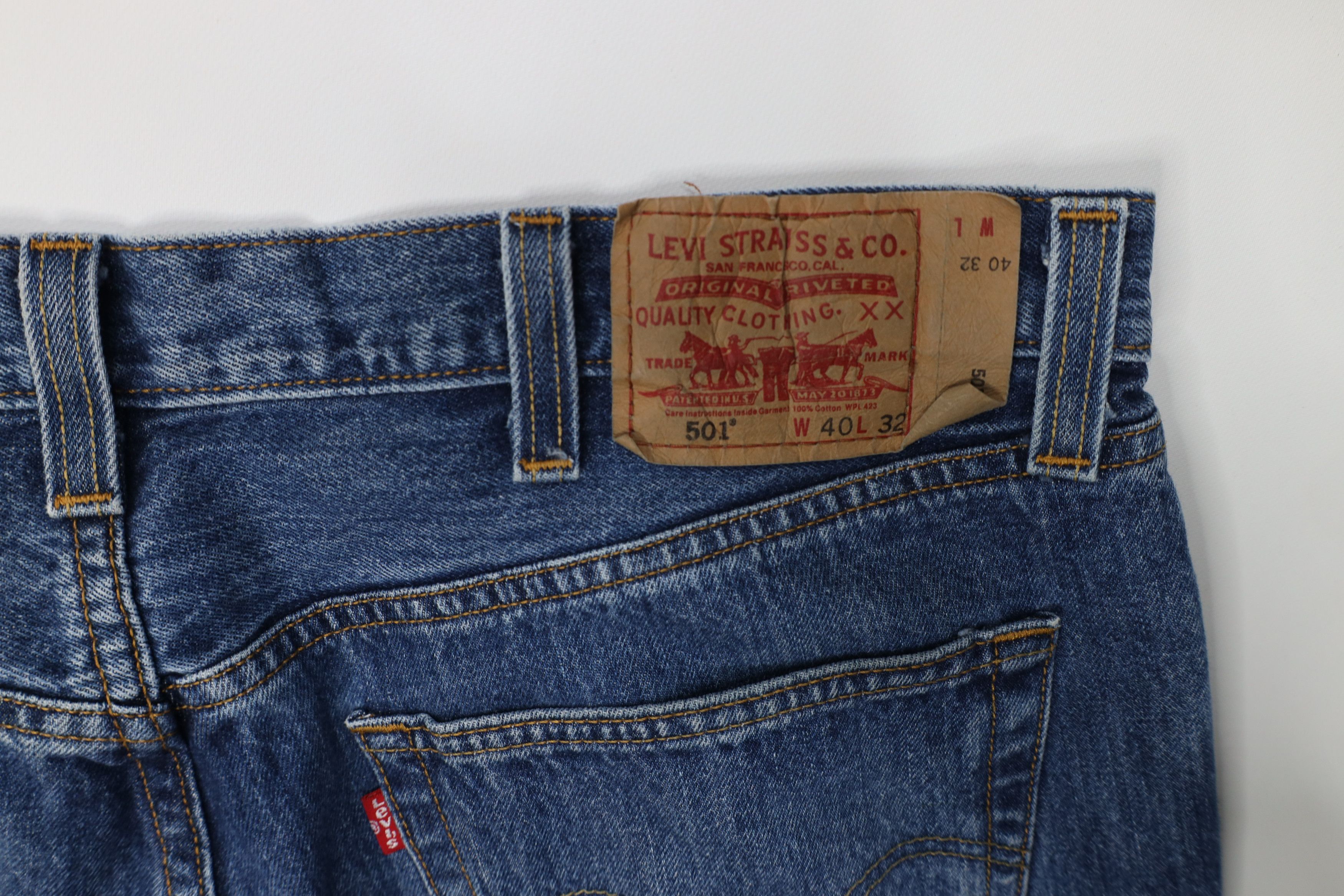 Levi's Vintage Y2K Levis 501xx Button Fly Straight Leg Jeans Size US 40 / EU 56 - 16 Thumbnail