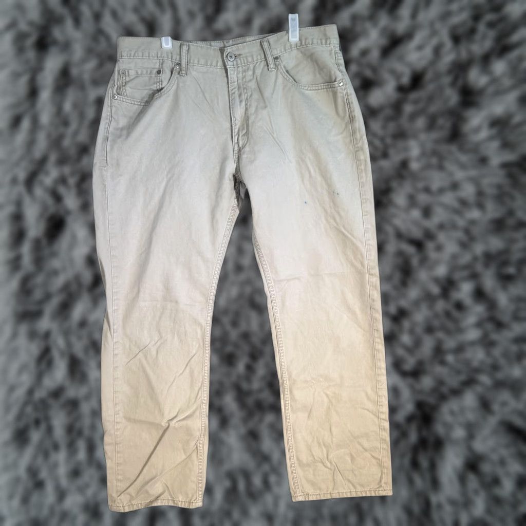 Levi's Levi's 559 Jeans Mens 36x32 Beige Straight Size US 36 / EU 52 - 1 Thumbnail
