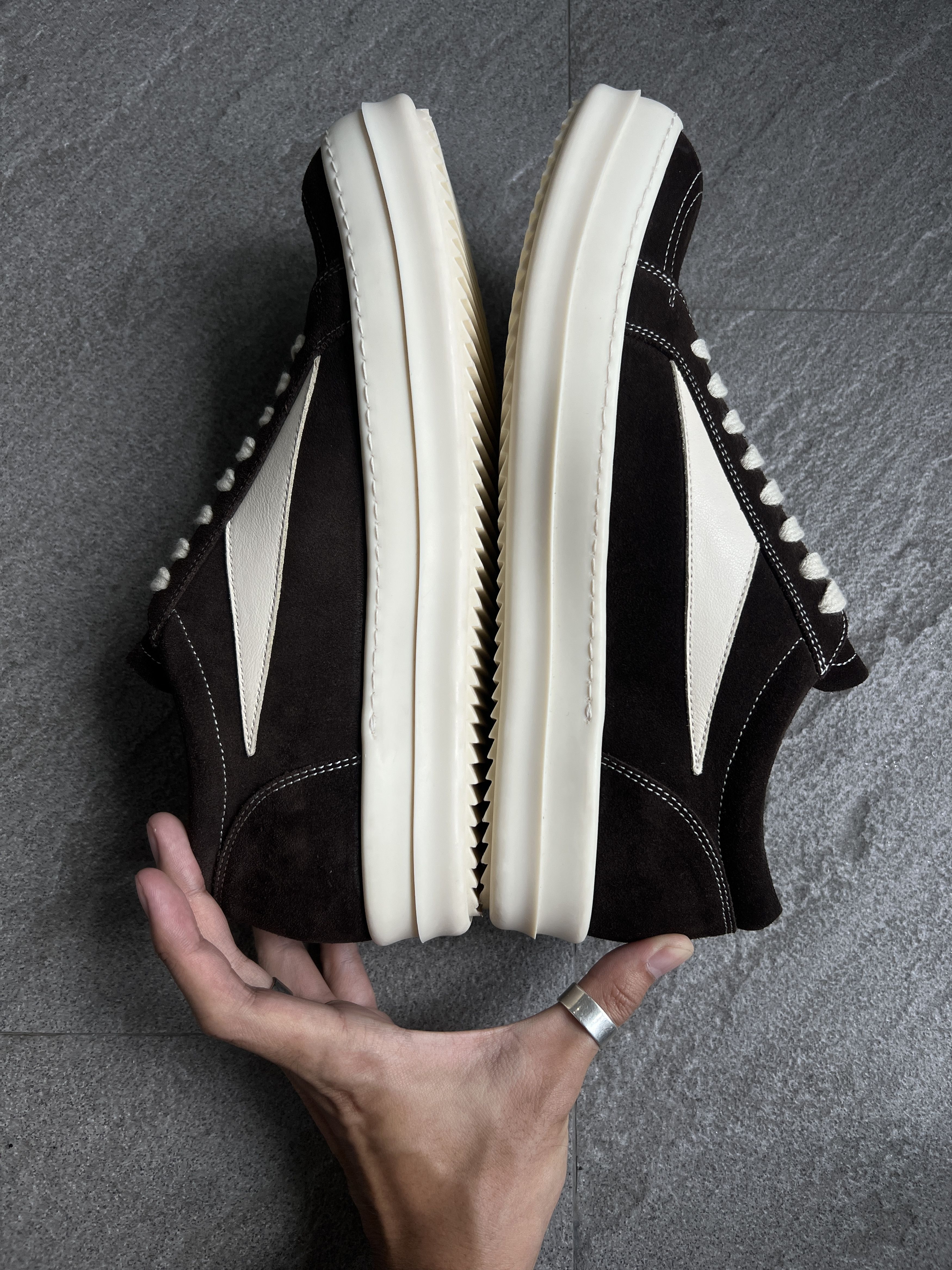 Rick Owens Rick Owens Vans Sneaks Mahogany Milk EU42 New Size US 9 / EU 42 - 6 Thumbnail