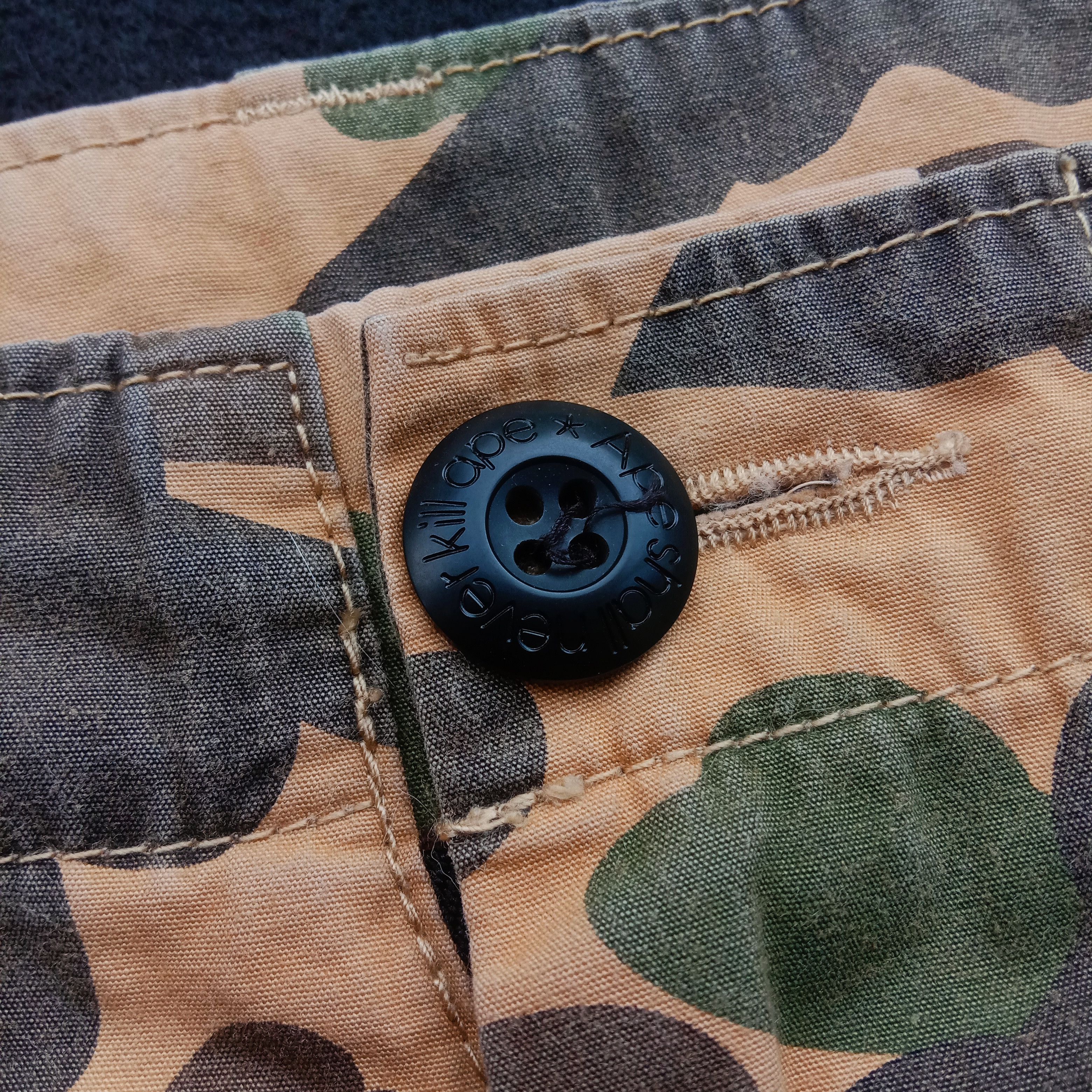 Bape 1st Camo 3/4 Cargo Pants Size US 31 - 4 Thumbnail