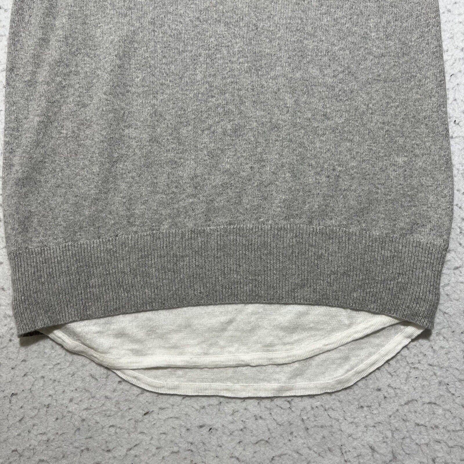 Brochu Walker Brochu Walker XS Cashmere Crewneck Sweater Vest Gray Size XS / US 0-2 / IT 36-38 - 7 Thumbnail