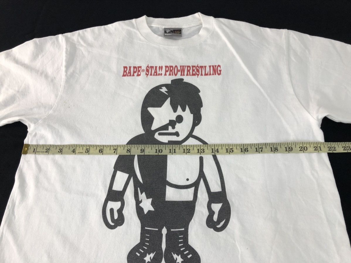 Bape Vintage Bape Sta Pro Wrestling Tee Size US L / EU 52-54 / 3 - 10 Thumbnail