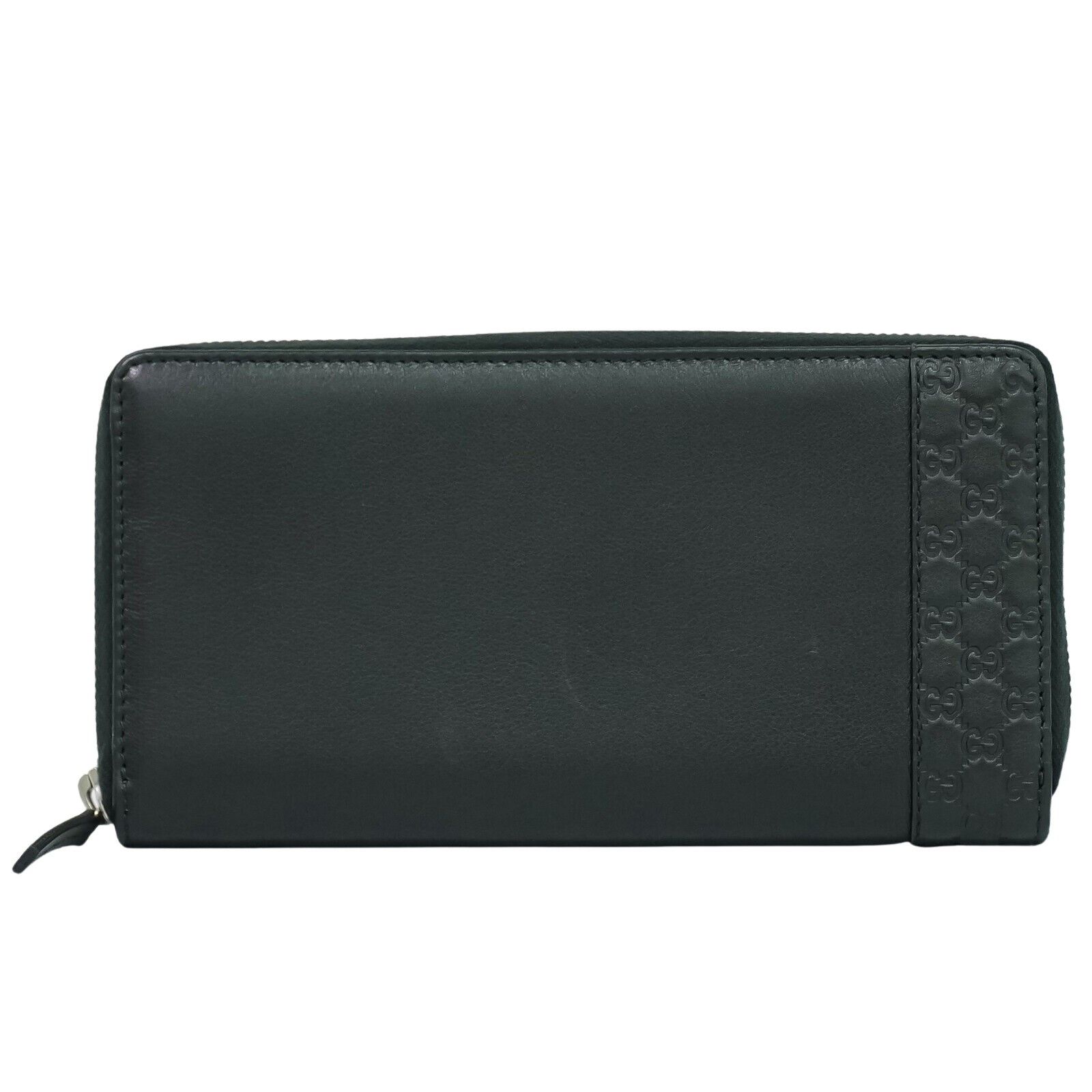 Gucci Micro ssima Black Leather Wallet (Pre-Owned) Size ONE SIZE - 1 Thumbnail