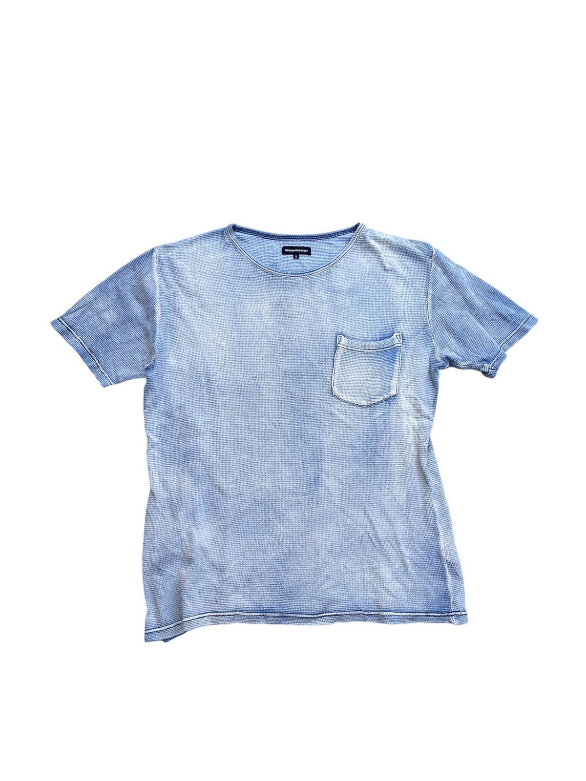 semanticdesign SEMANTIC POCKET WASH TEE PUNK LGB KMRII IFSIX Size US L / EU 52-54 / 3 - 1 Thumbnail