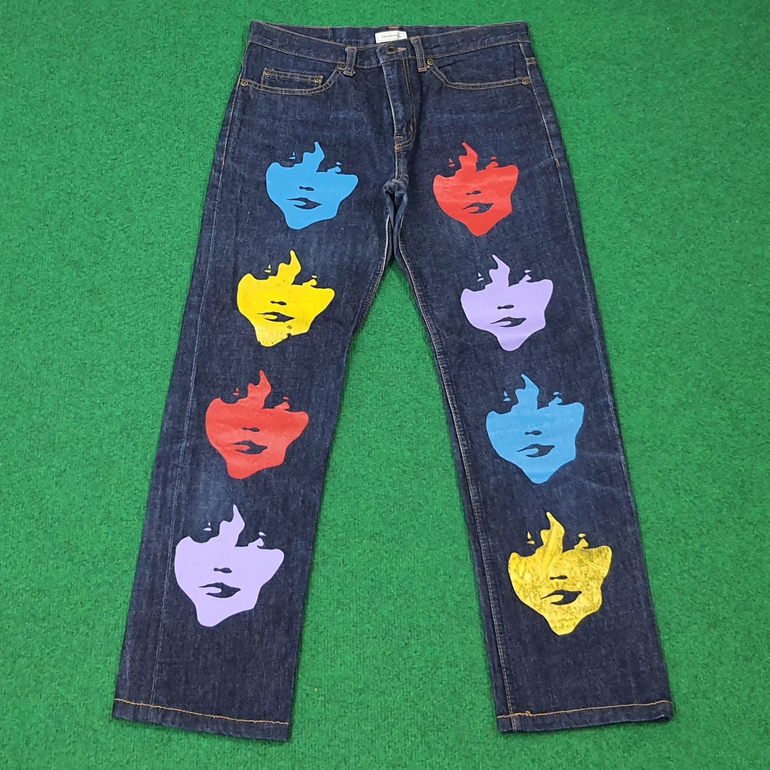 Hysteric Glamour Vintage Hysterics Raiders Japan Custom Logo Jeans C272N3 Size US 30 / EU 46 - 1 Thumbnail