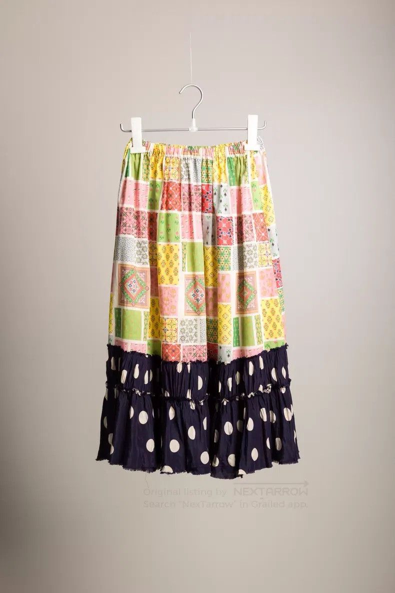 Comme des Garcons Comme Des Garcons size M Jigsaw Puzzle Polka Dot Skirt Size 23" - 1 Thumbnail