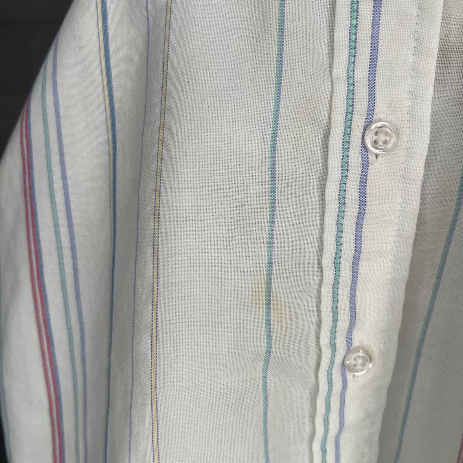 Other Linnay 80's vintage striped button front shirt Size 12 Size XL / US 12-14 / IT 48-50 - 5 Thumbnail