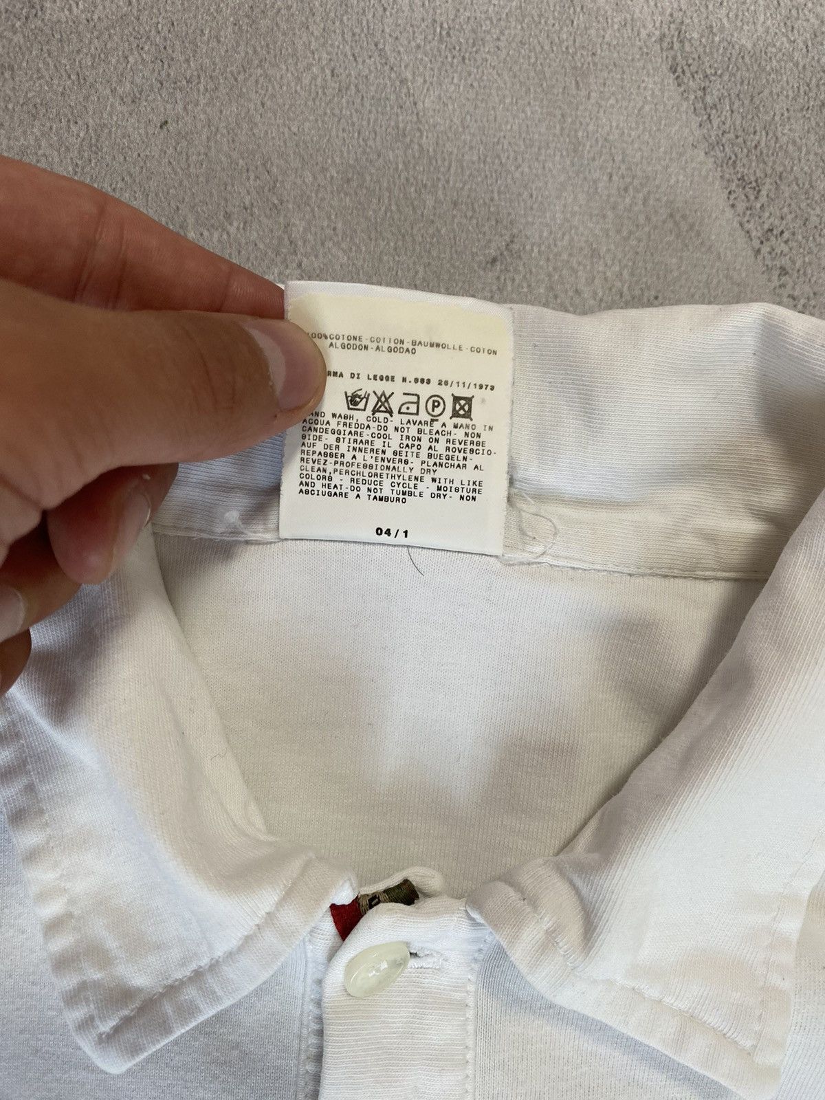 Dolce & Gabbana × Vintage 🐼 Vintage RARE multi-logo Polo Dolce Gabbana Size US M / EU 48-50 / 2 - 10 Thumbnail