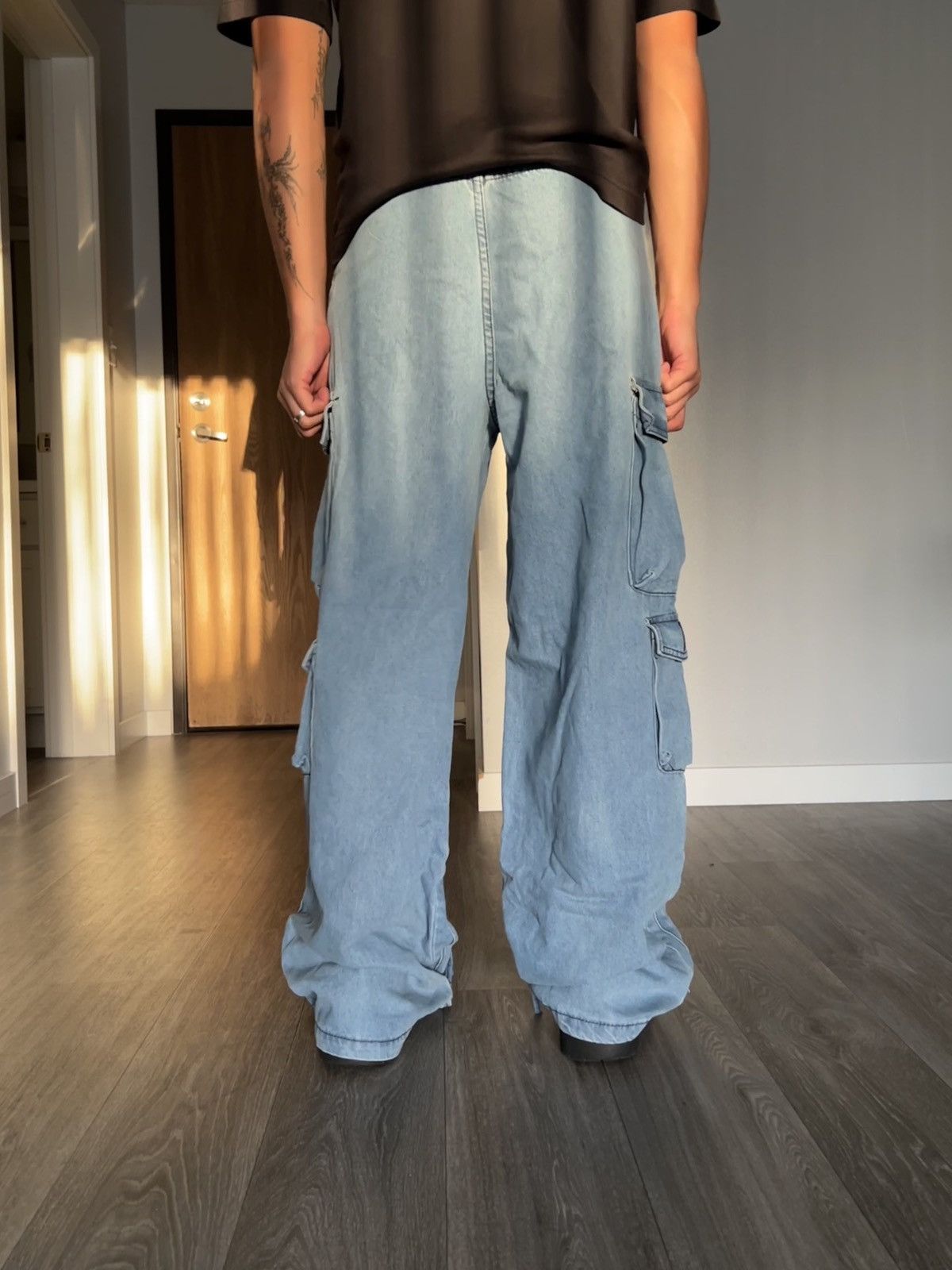 Japanese Brand × Vintage Aelfric Eden Baggy Jean Cargo Pants Size US 30 / EU 46 - 2 Thumbnail
