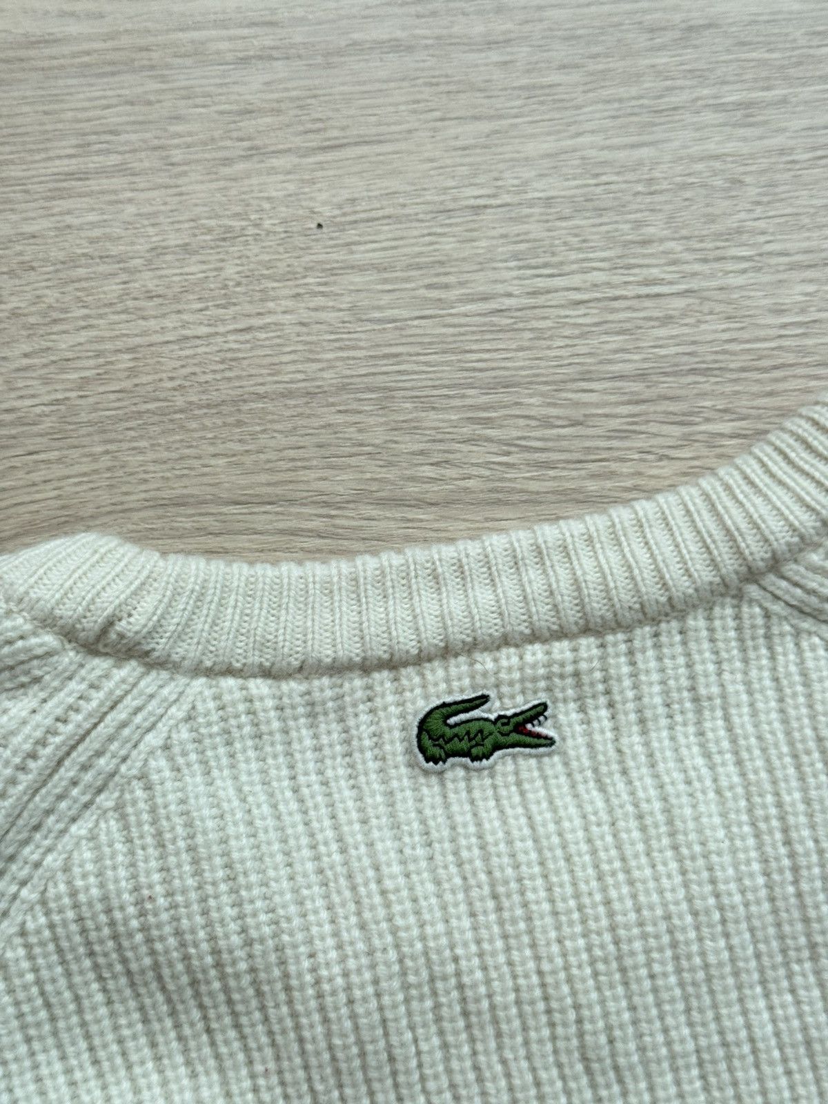 Lacoste Lacoste Made In France Wool Sweater Size US XXL / EU 58 / 5 - 5 Thumbnail