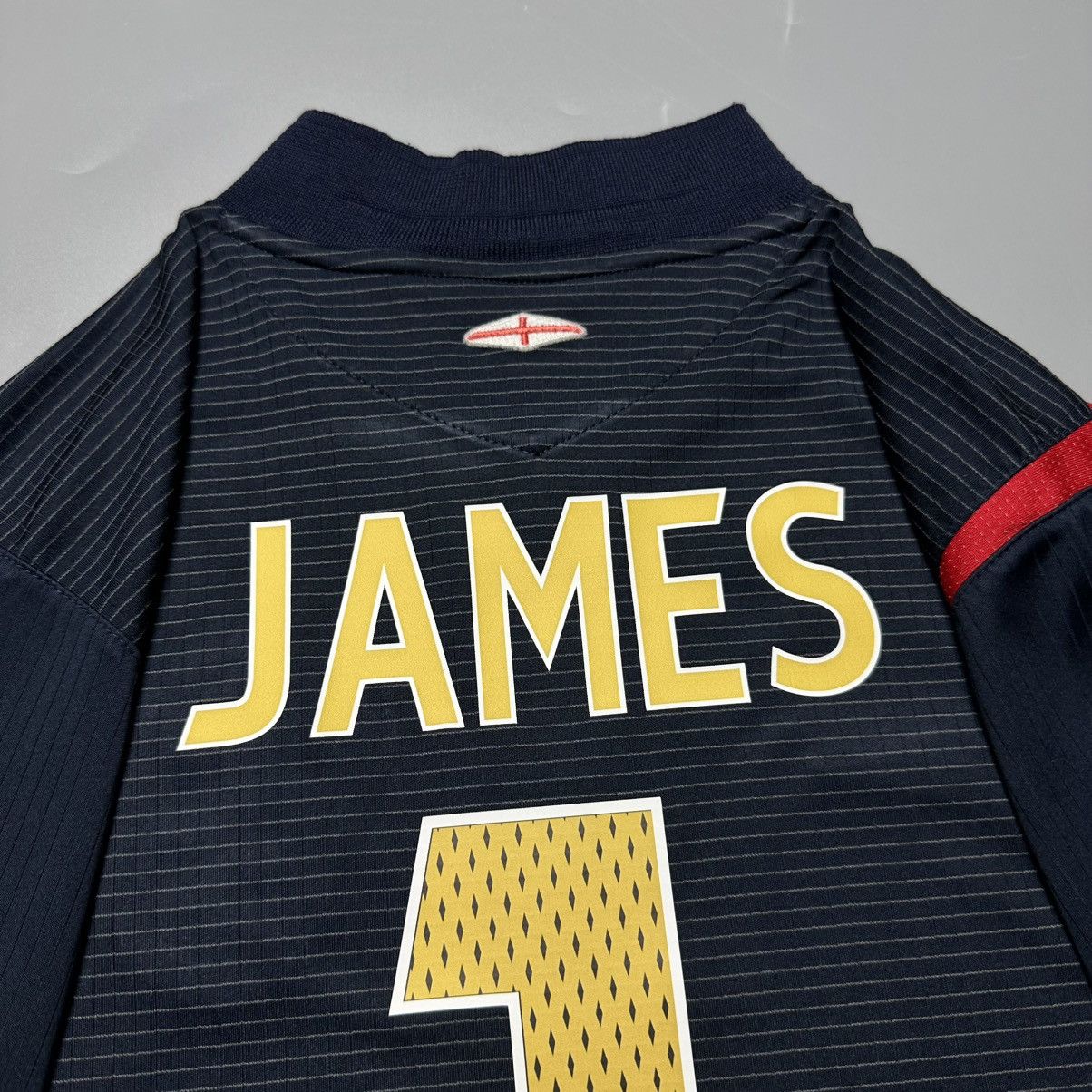 Umbro ENGLAND UMBRO 2006 WORLD CUP FOOTBALL GK JERSEY #1 JAMES Size US M / EU 48-50 / 2 - 9 Thumbnail
