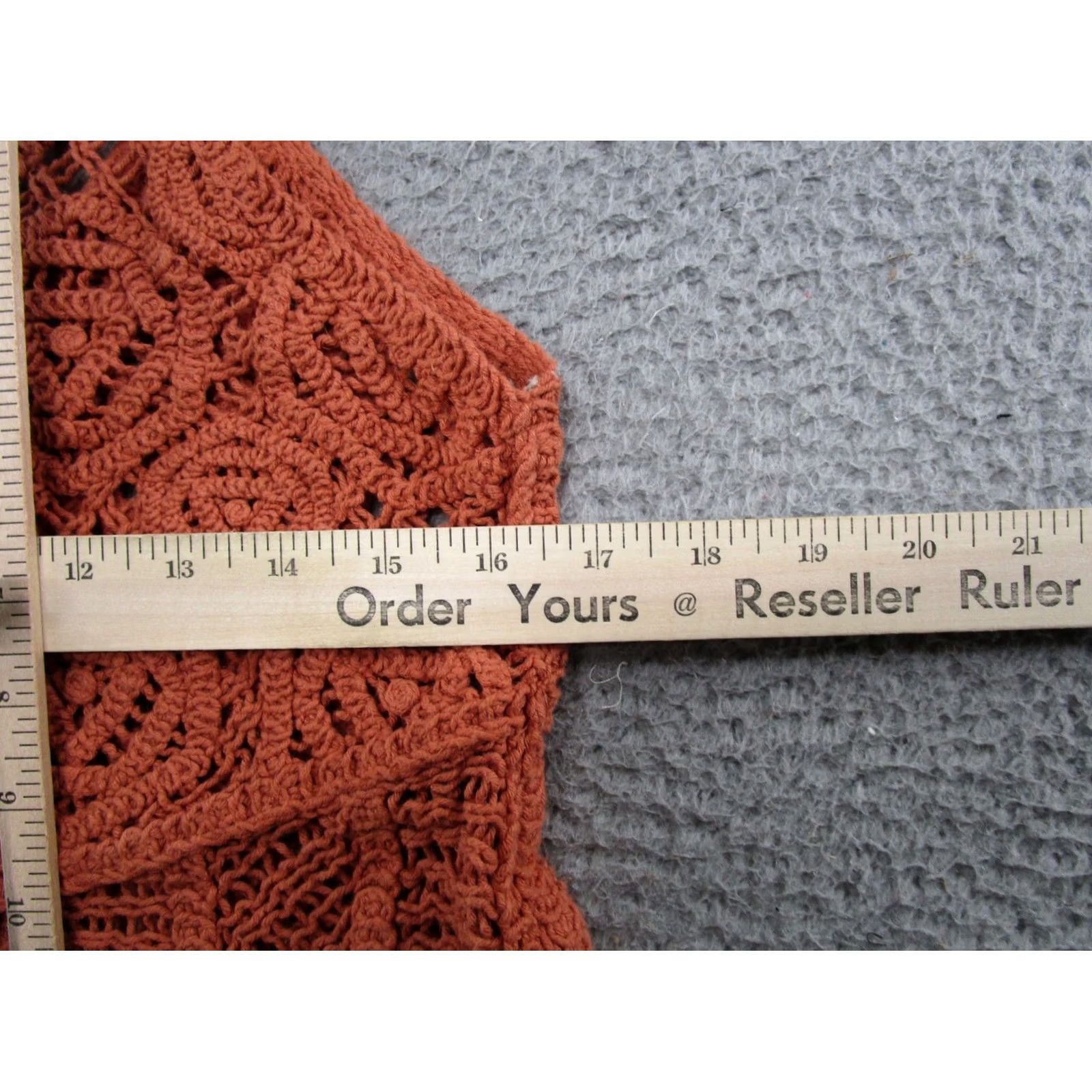 Miss Me MISS ME Tank Top Shirts Womens Orange Crochet Lace Sleeveless Crop Size M Boho Chic Size M / US 6-8 / IT 42-44 - 5 Thumbnail