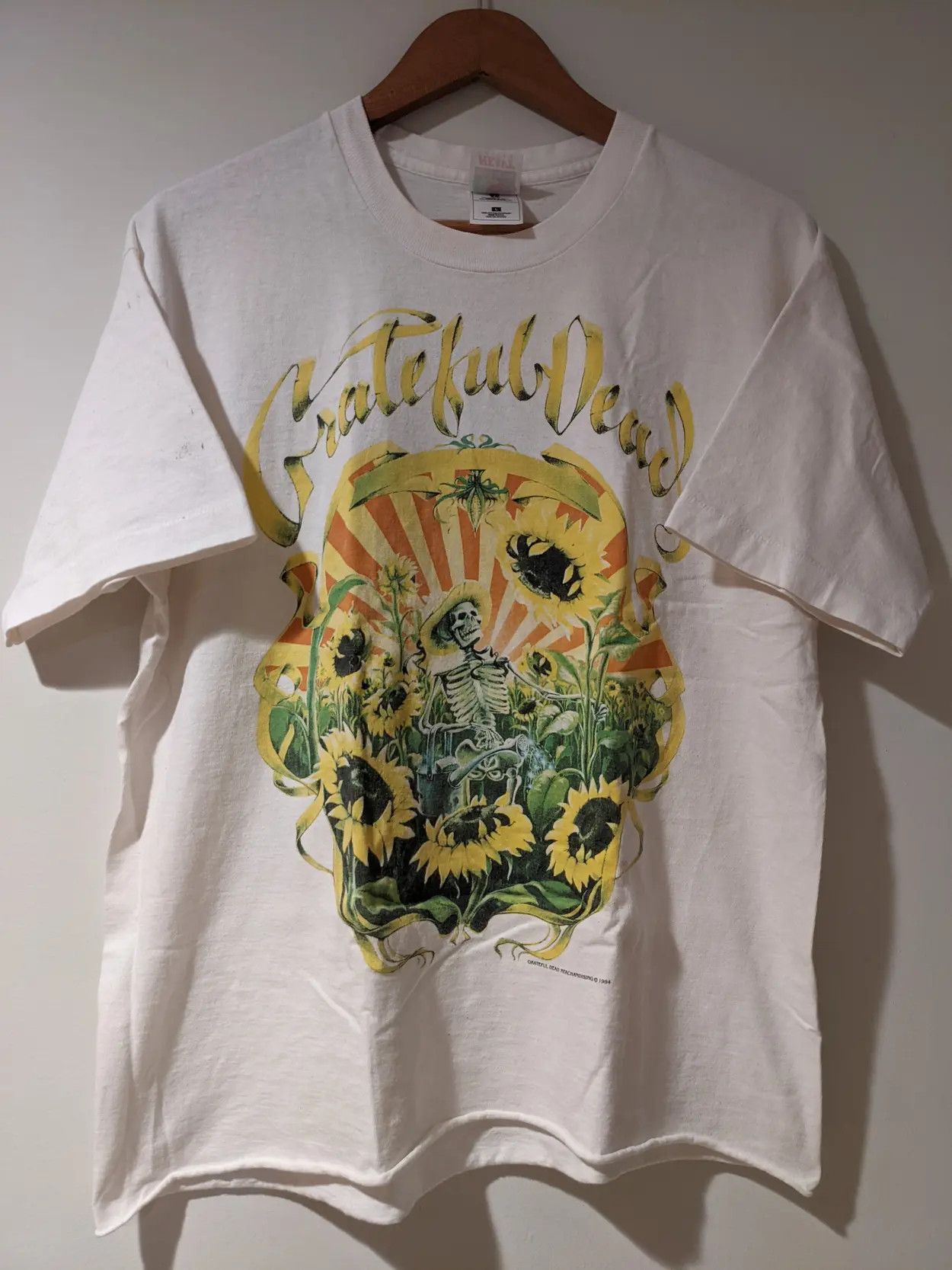 Grateful Dead × Liquid Blue Vintage 1994 Grateful Dead Fall Tour T-Shirt Sunflowers L Size US L / EU 52-54 / 3 - 1 Thumbnail