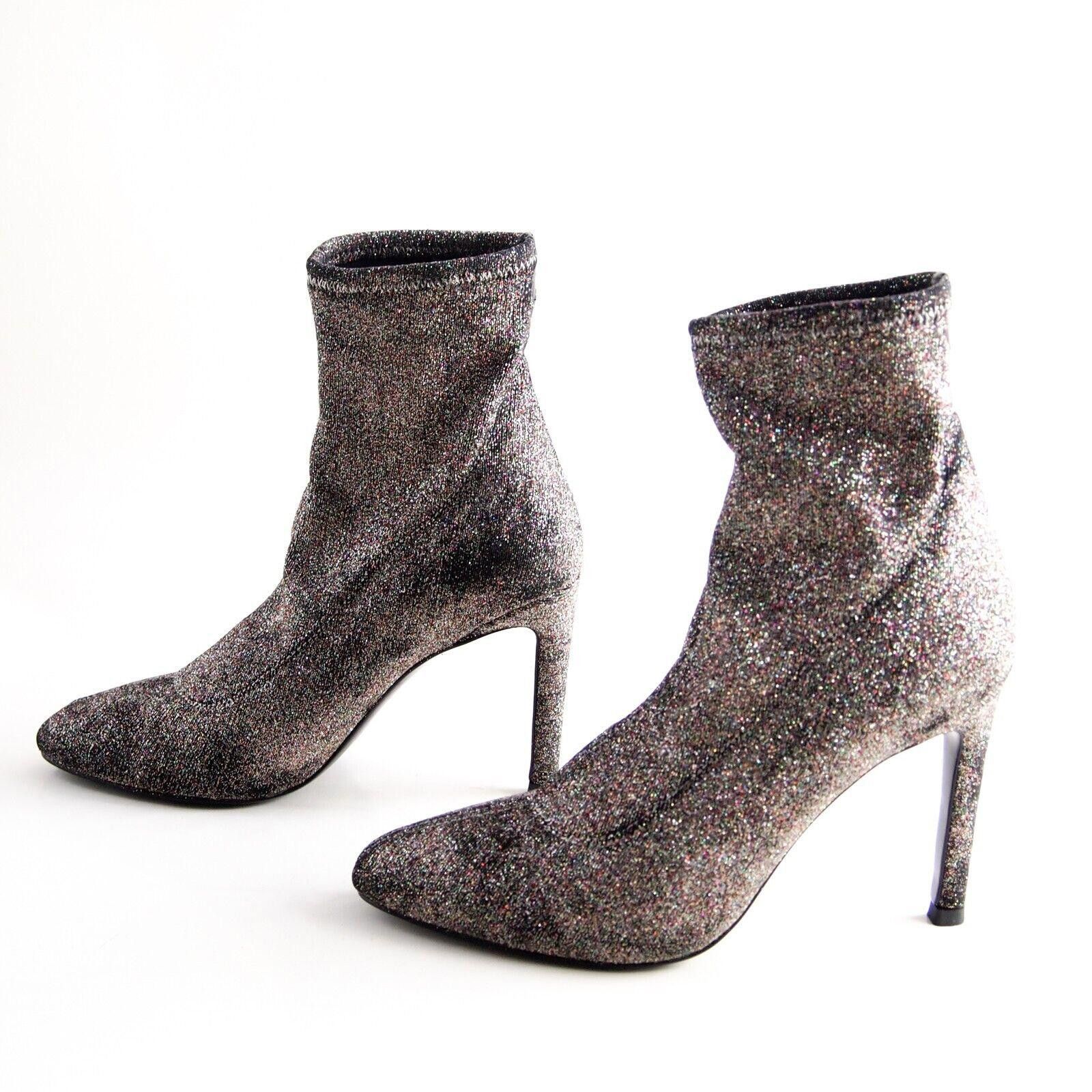 Giuseppe Zanotti Zanotti Sock Boots Heels MultiColor Glitter US 5 EU 35 Size US 5 / IT 35 - 2 Thumbnail