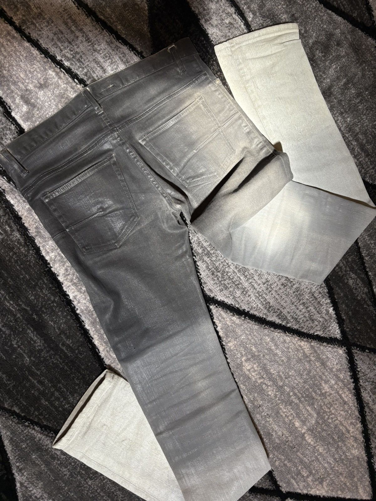 Dior Dior Waxed Gradient Dip Dye Jeans by Kris Van Assche Size US 30 / EU 46 - 1 Thumbnail