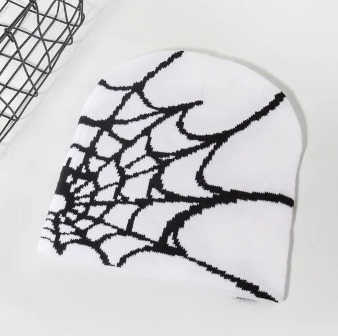 Other Spider Web Y2K Beanie Size ONE SIZE - 6 Thumbnail