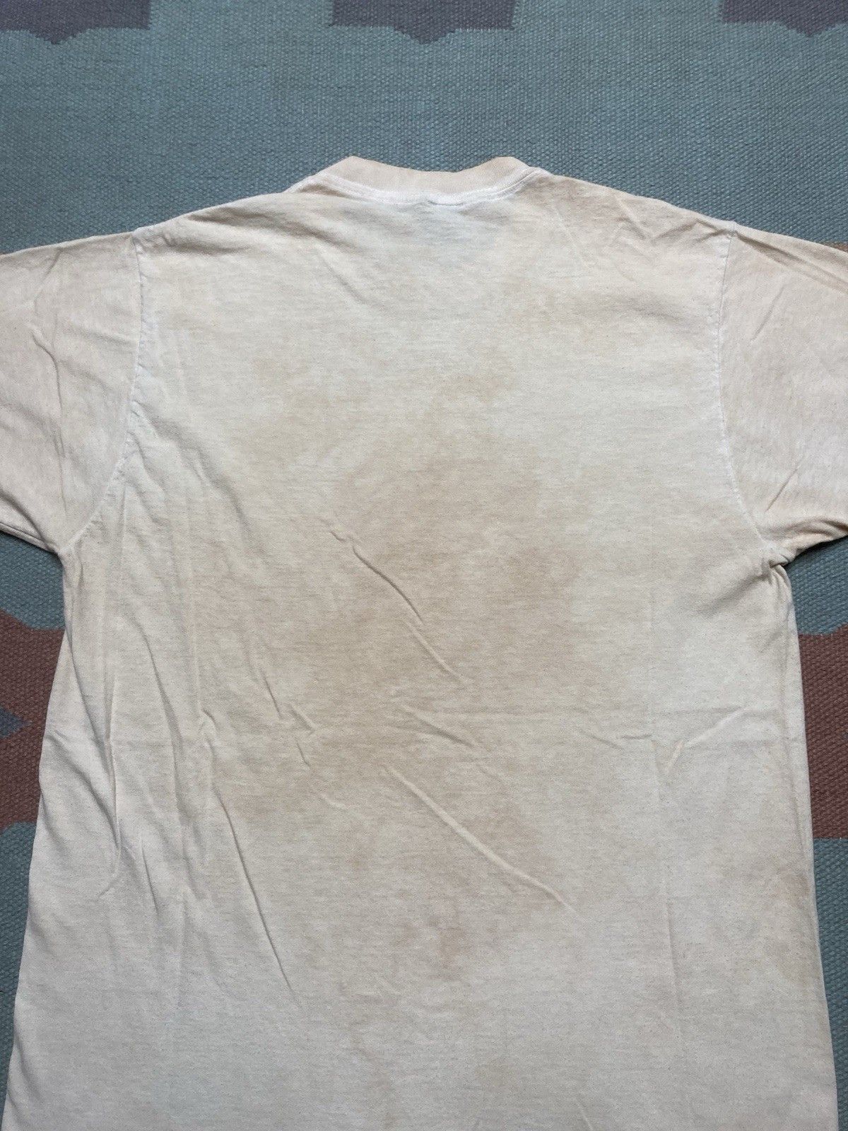 Vintage 80s blank white t shirt BVD grunge soft cotton worn large Size US L / EU 52-54 / 3 - 10 Thumbnail